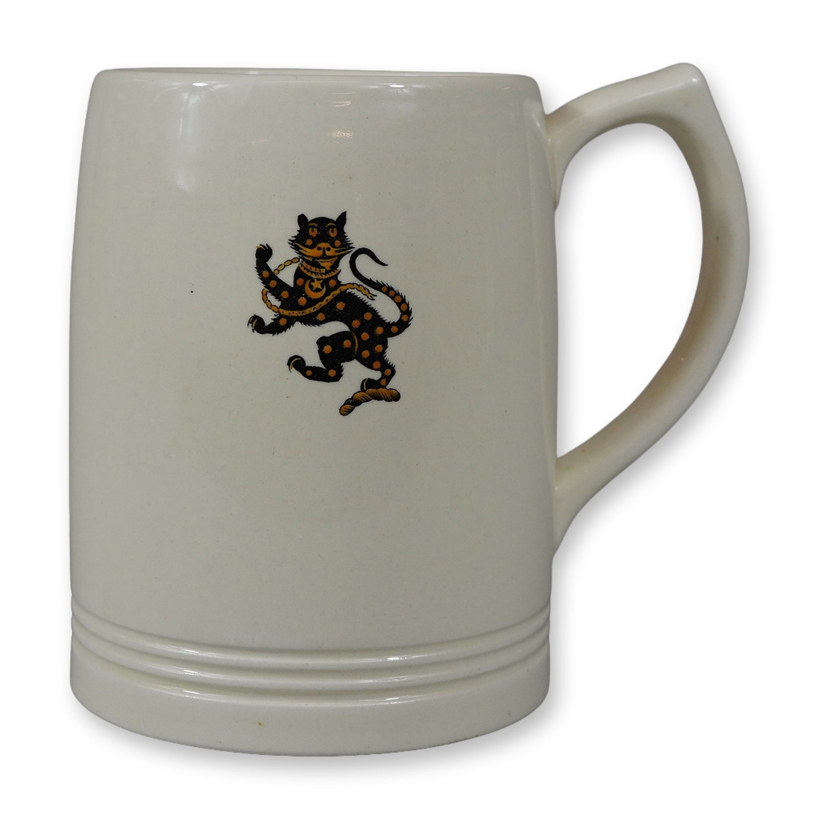 Keith Murray for Wedgwood Queensware Ceramic Mug with Lion Crest (1 of 3)