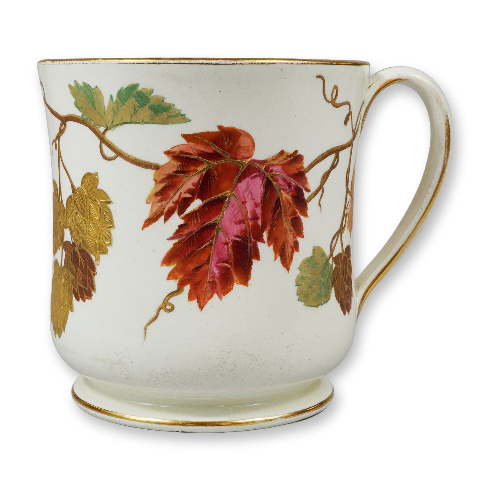 Wedgwood Hand Painted Botanical Hops Motif Ceramic Mug (1 of 3)