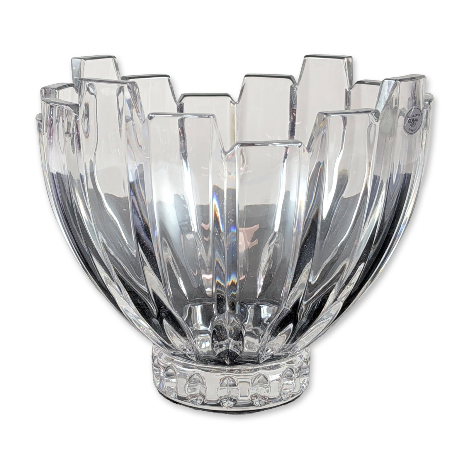 Gorham Crystal Pedestal Bowl (1 of 5)