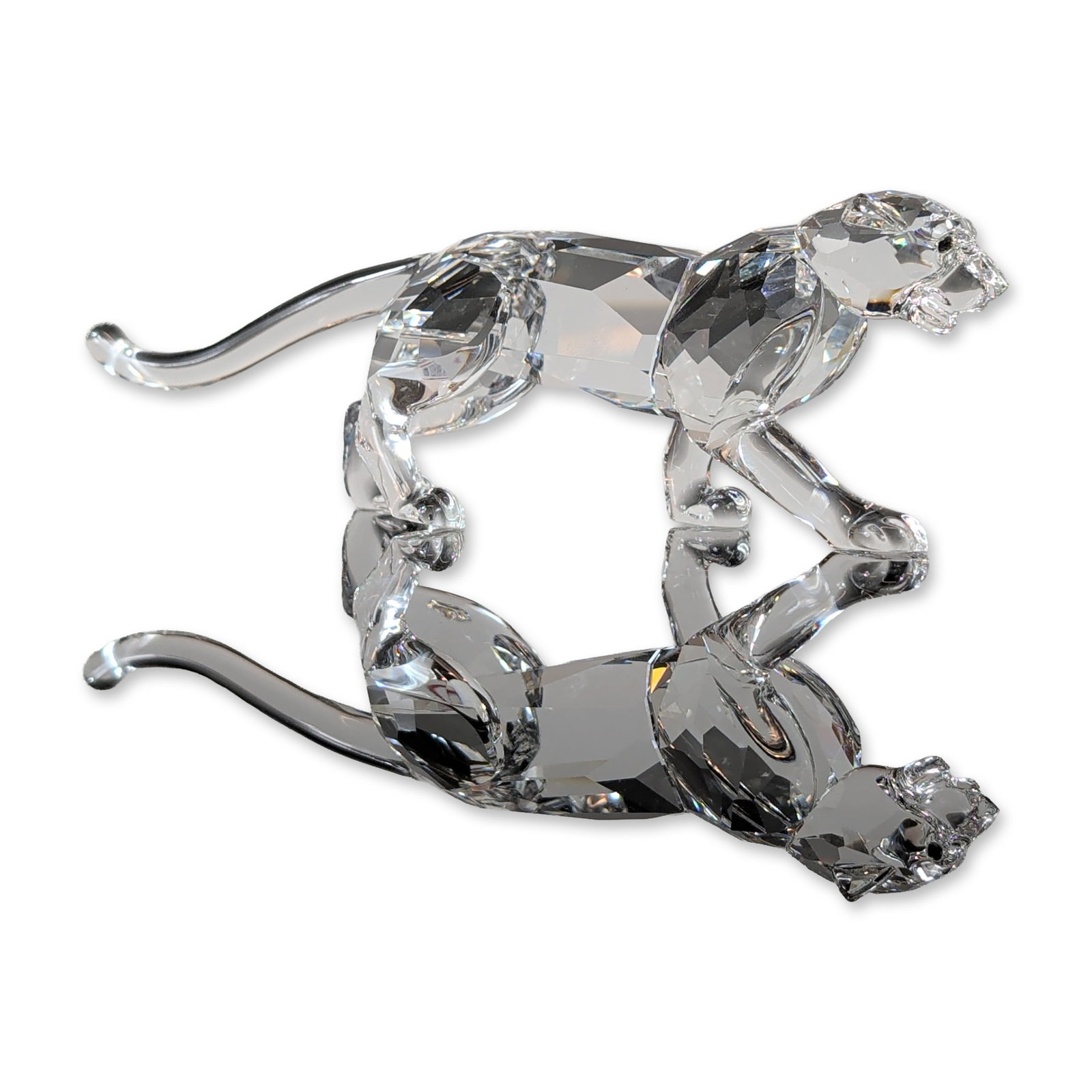 Swarovski Silver Crystal Leopards Figurine (1 of 5)