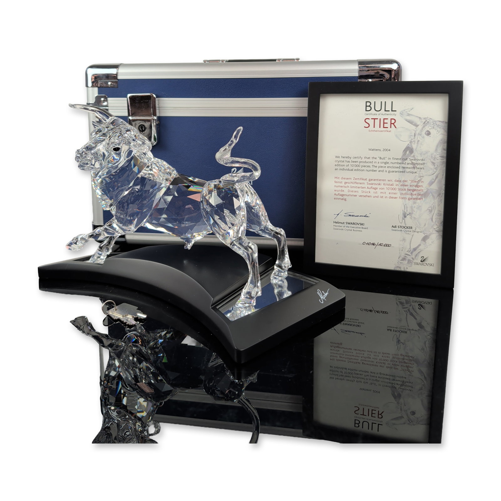 Swarovski 2004 Limited Edition Crystal Bull (1 of 5)