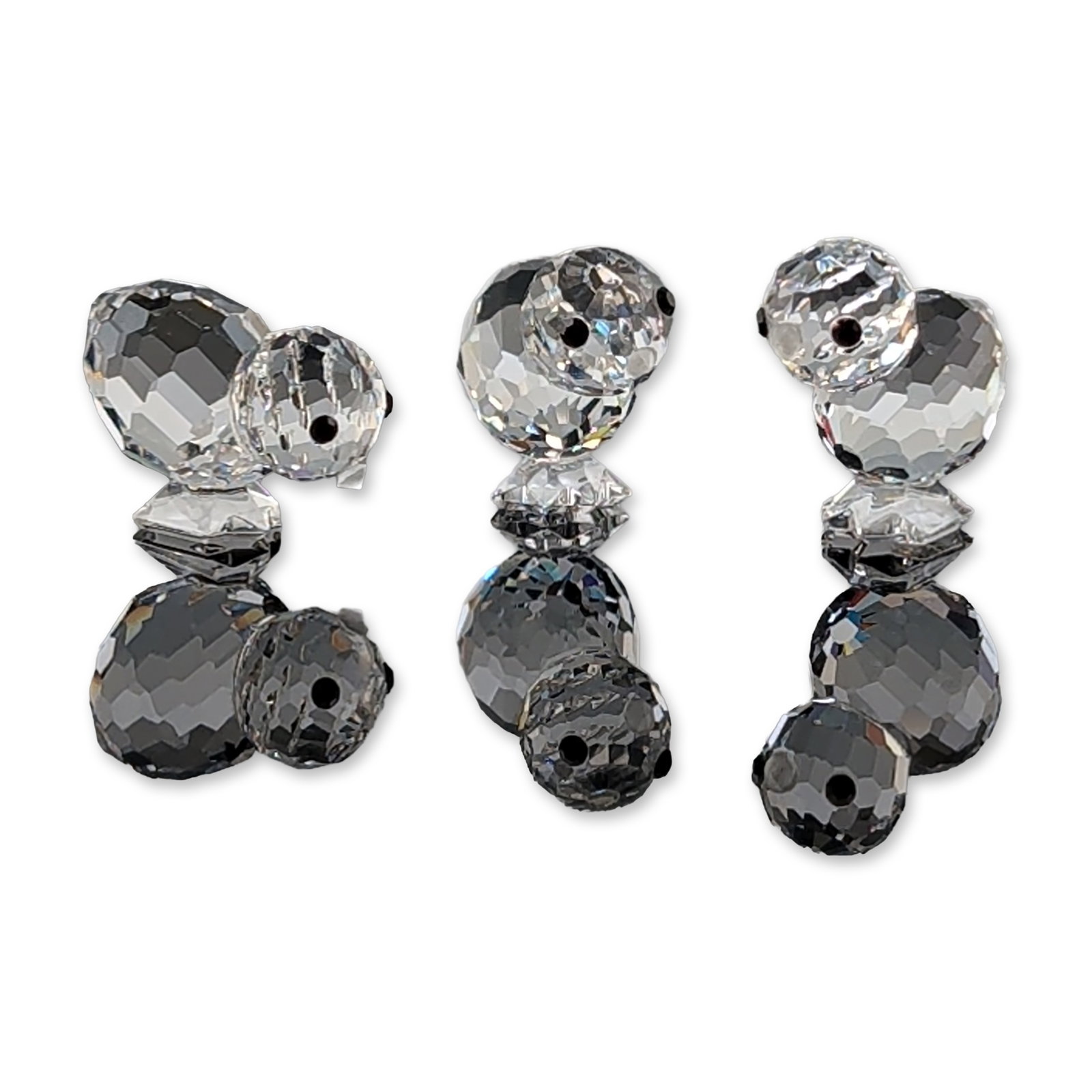 Swarovski Silver Crystal Mini Chicks Set (1 of 5)