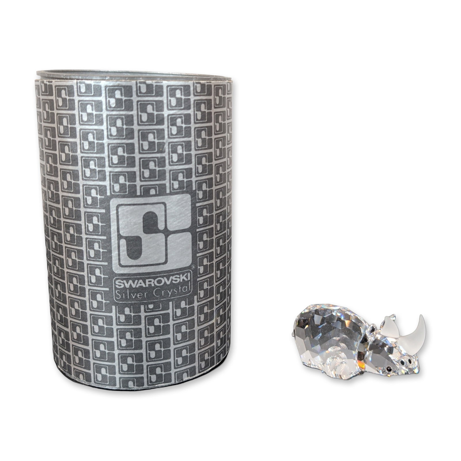 Swarovski Crystal Rhinoceros Figurine (1 of 5)