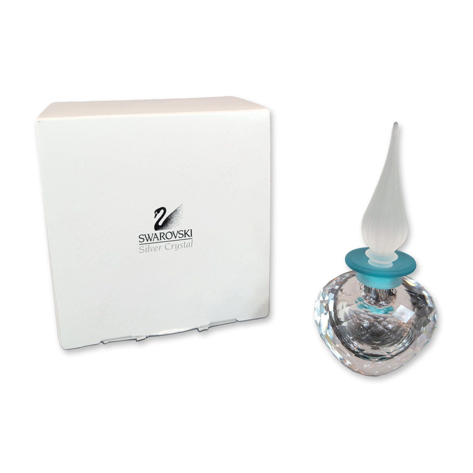 Swarovski Oriental Flacon Crystal Perfume Bottle with Topper (1 of 4)