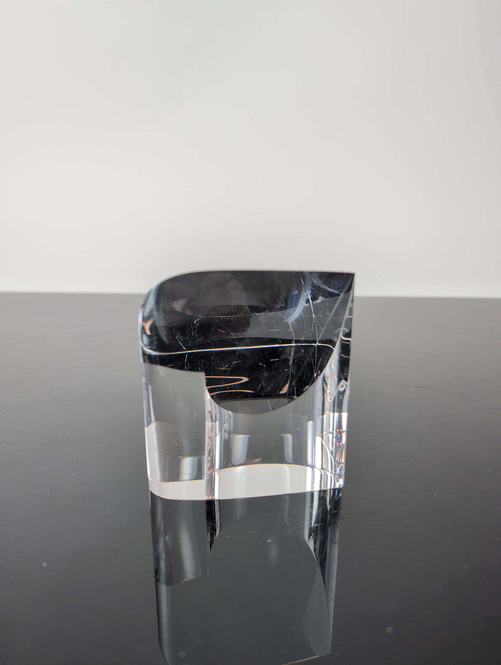 Steuben Clear Crystal Heart Paperweight (1 of 3)