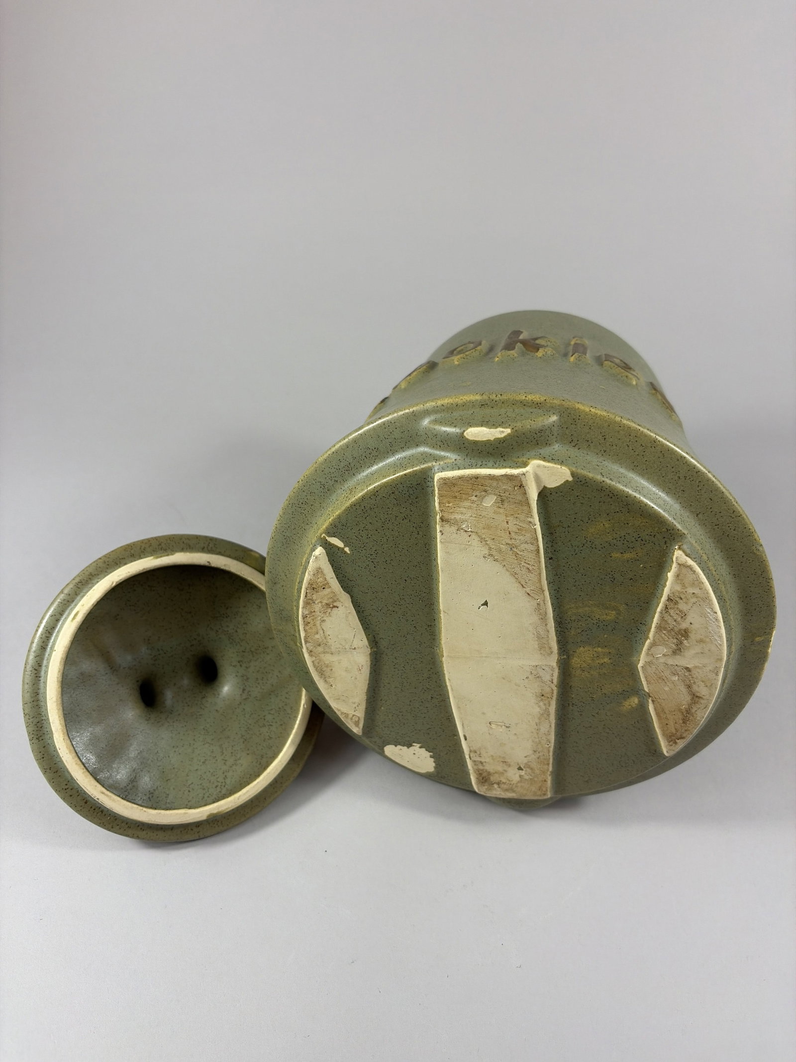 McCoy Ceramic Bell-Shape Cookie Jar - 4