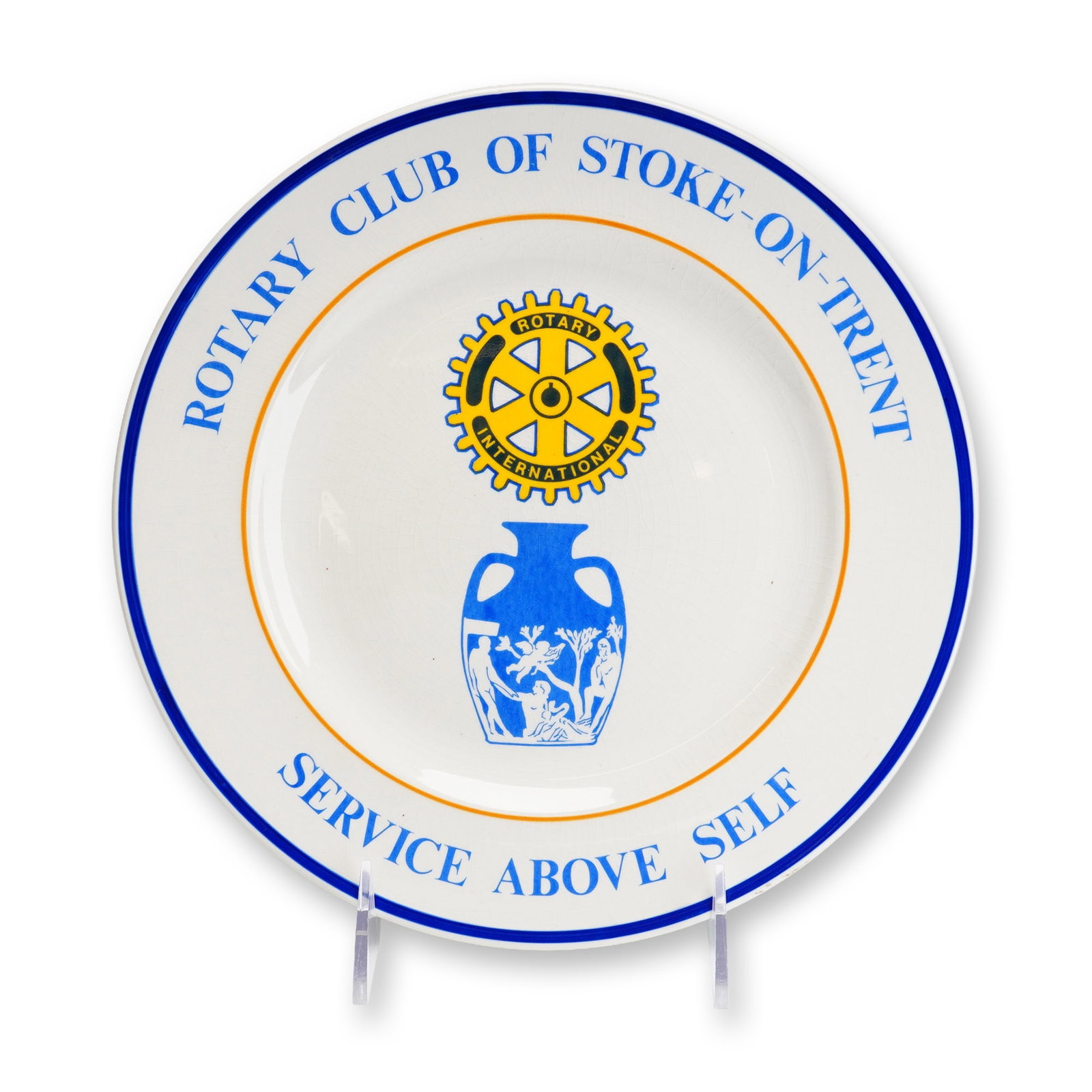 Rotary Club of Stoke-on-Trent Commemorative Ceramic Plate (1 of 3)