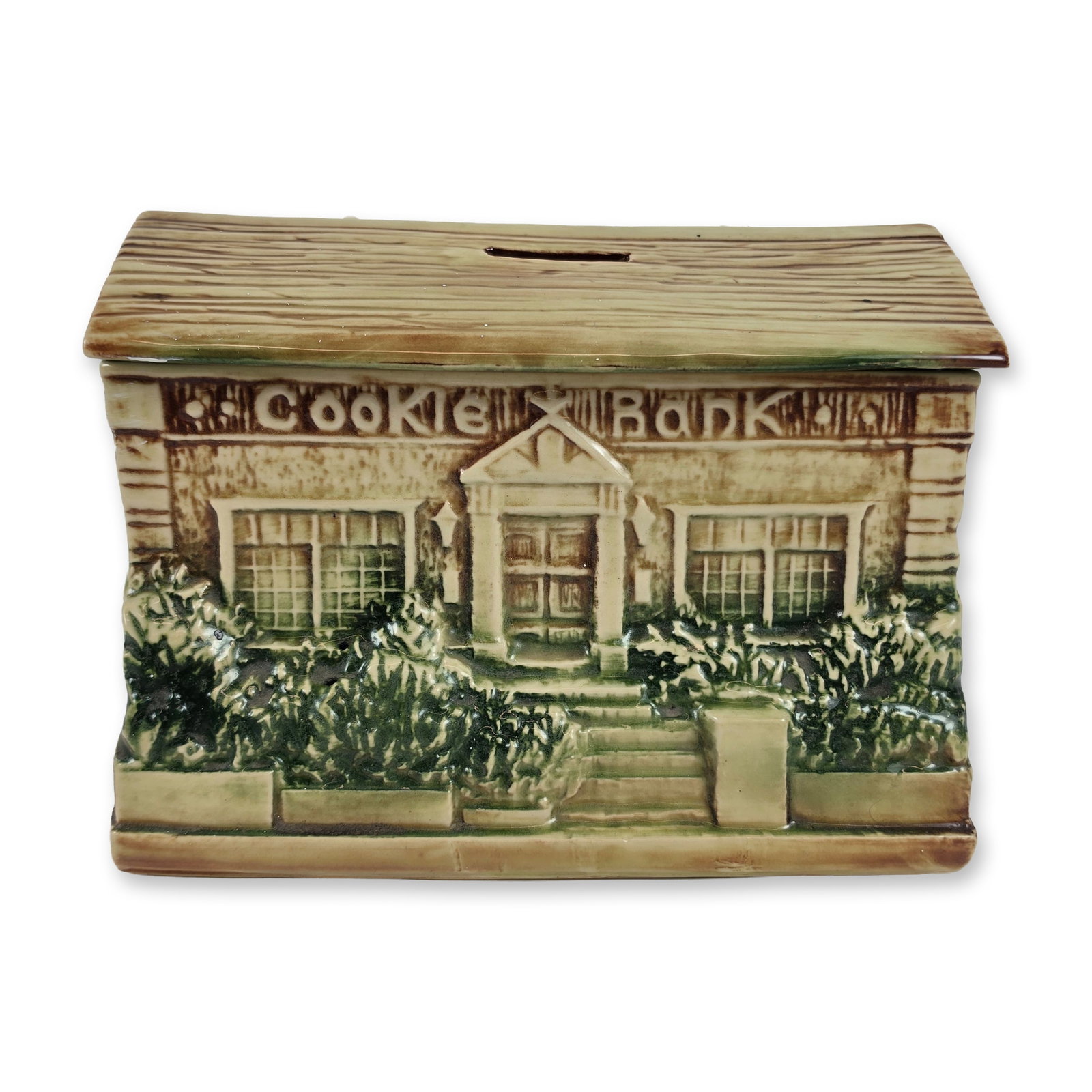 McCoy Pottery Ceramic House Coin Bank (1 of 4)