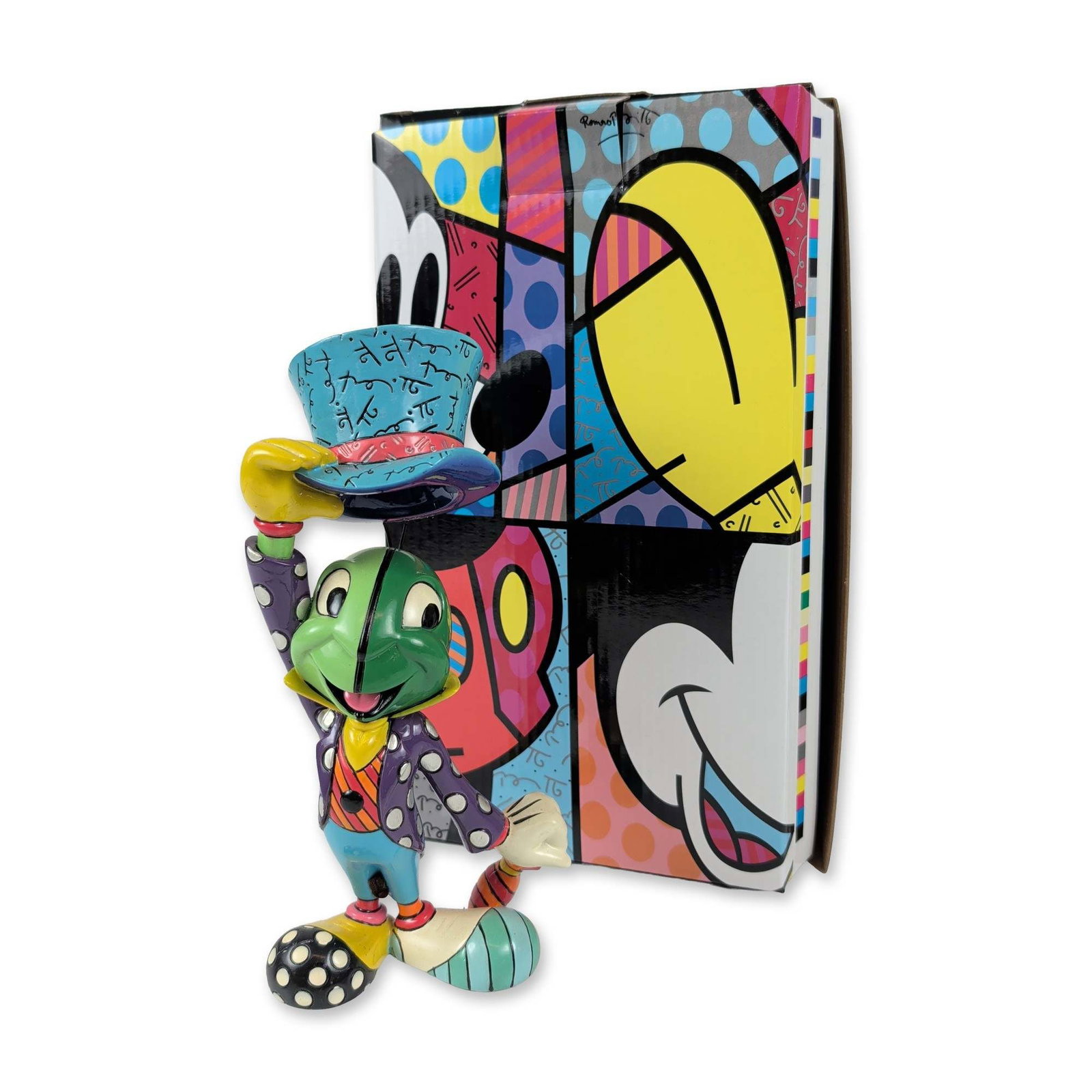 Disney by Britto Jiminy Cricket Painted Resin Figurine (1 of 5)
