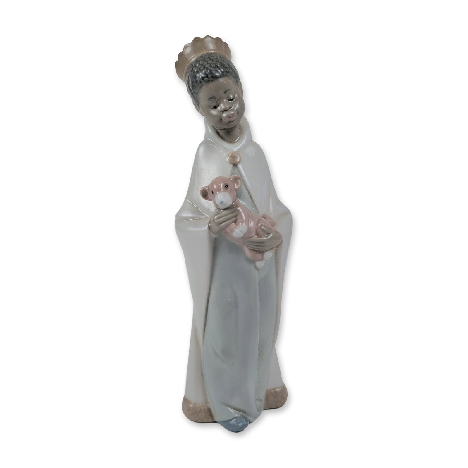 Lladro Spanish Glazed Porcelain King Balthazar Figurine, Model 4675 (1 of 4)