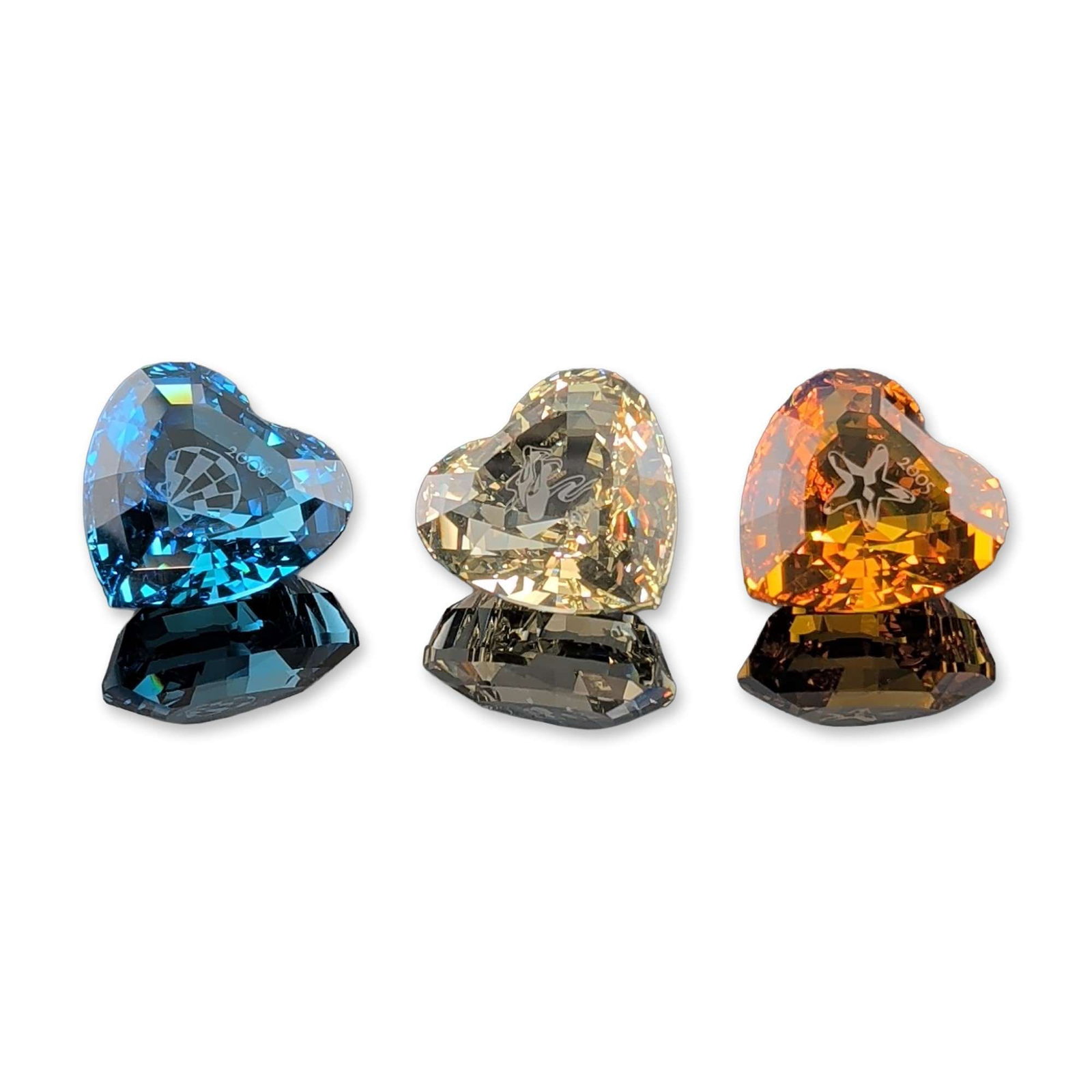 Three Swarovski SCS Annual Edition Crystal Hearts (1 of 7)