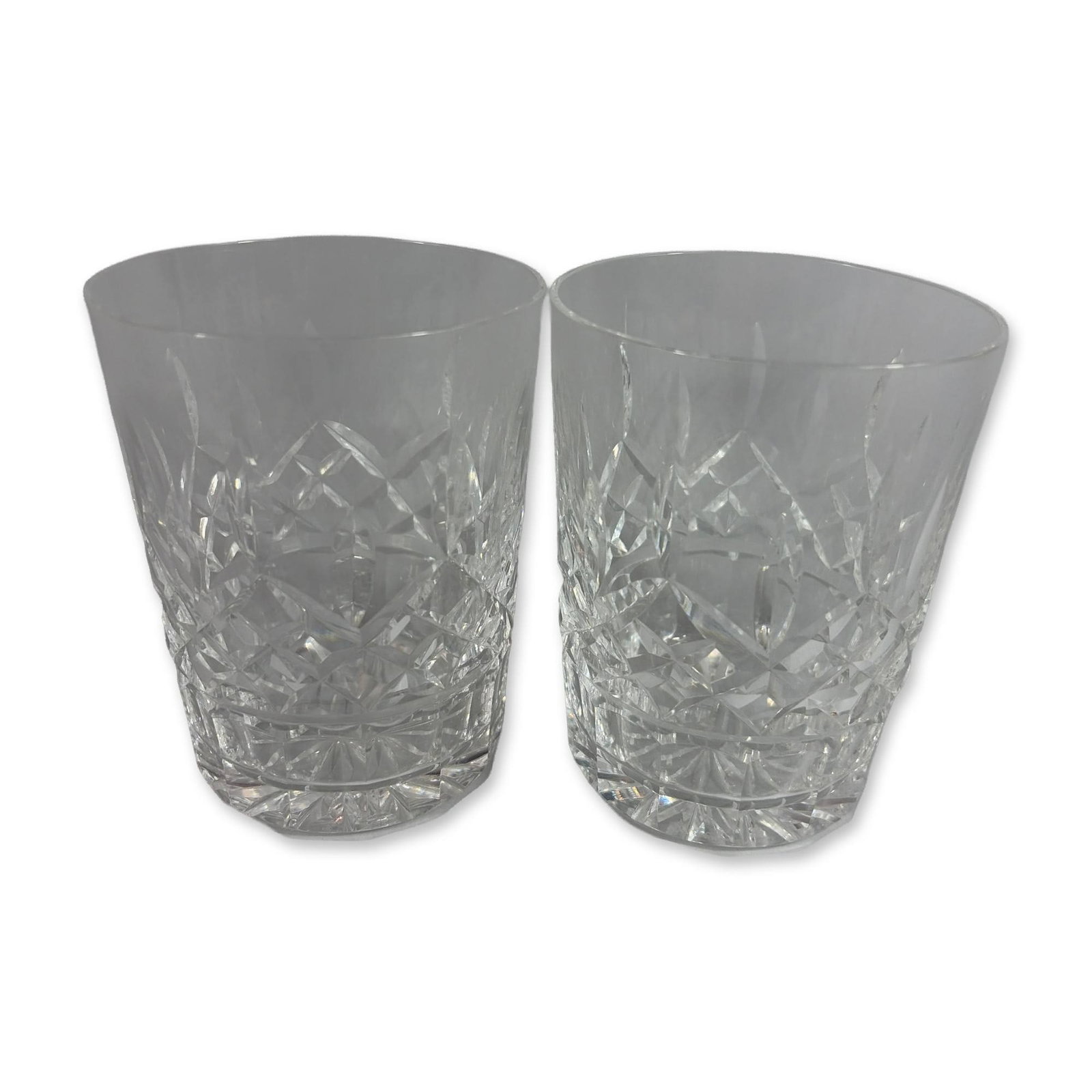 Pair of Waterford Crystal Lismore Double Old Fashioned Tumbler Glasses (1 of 3)