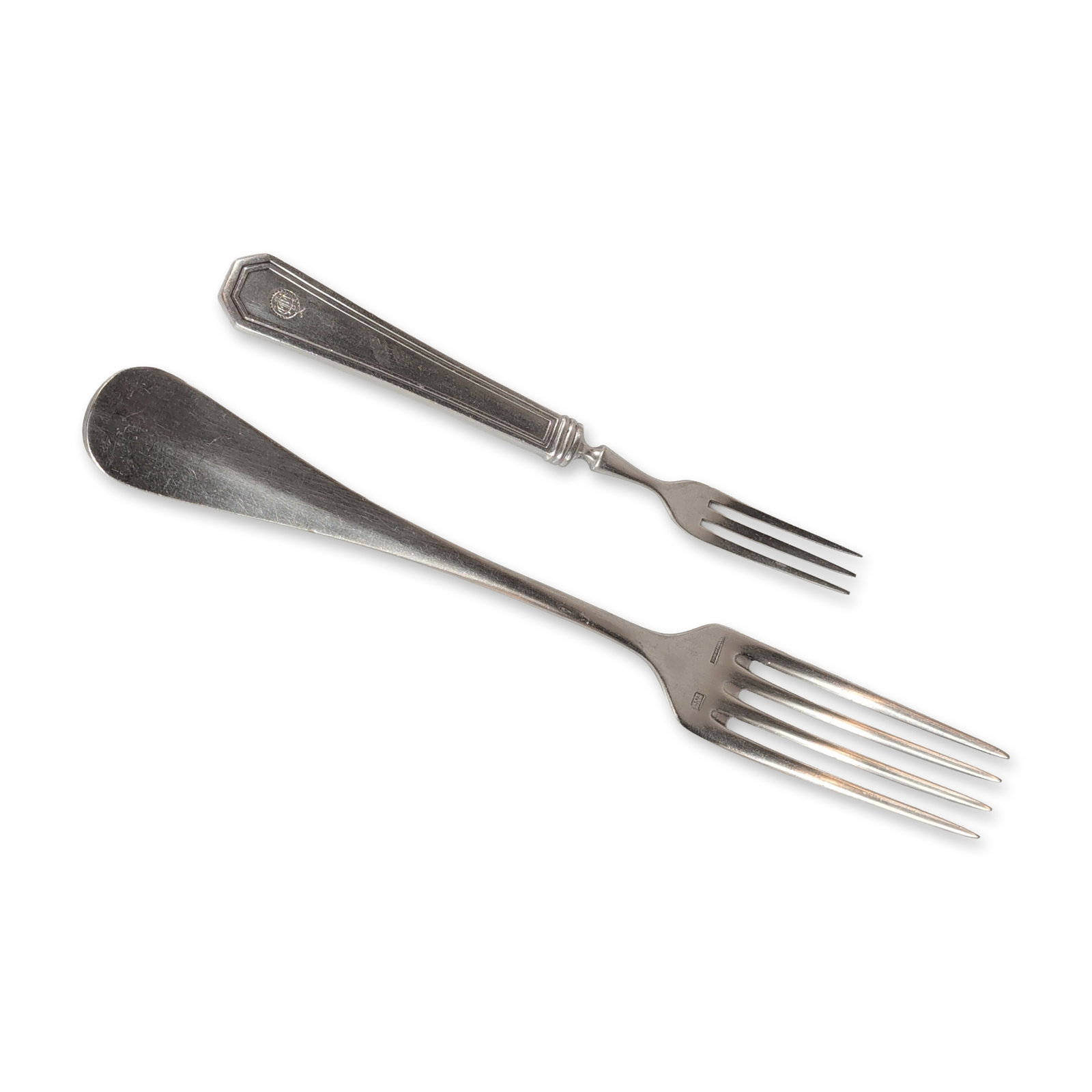 2pc French Sterling Silver Forks (1 of 4)