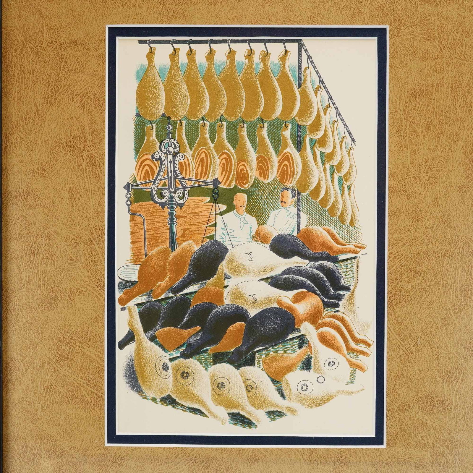 Eric Ravilious, Hams, Chromolithograph - 2