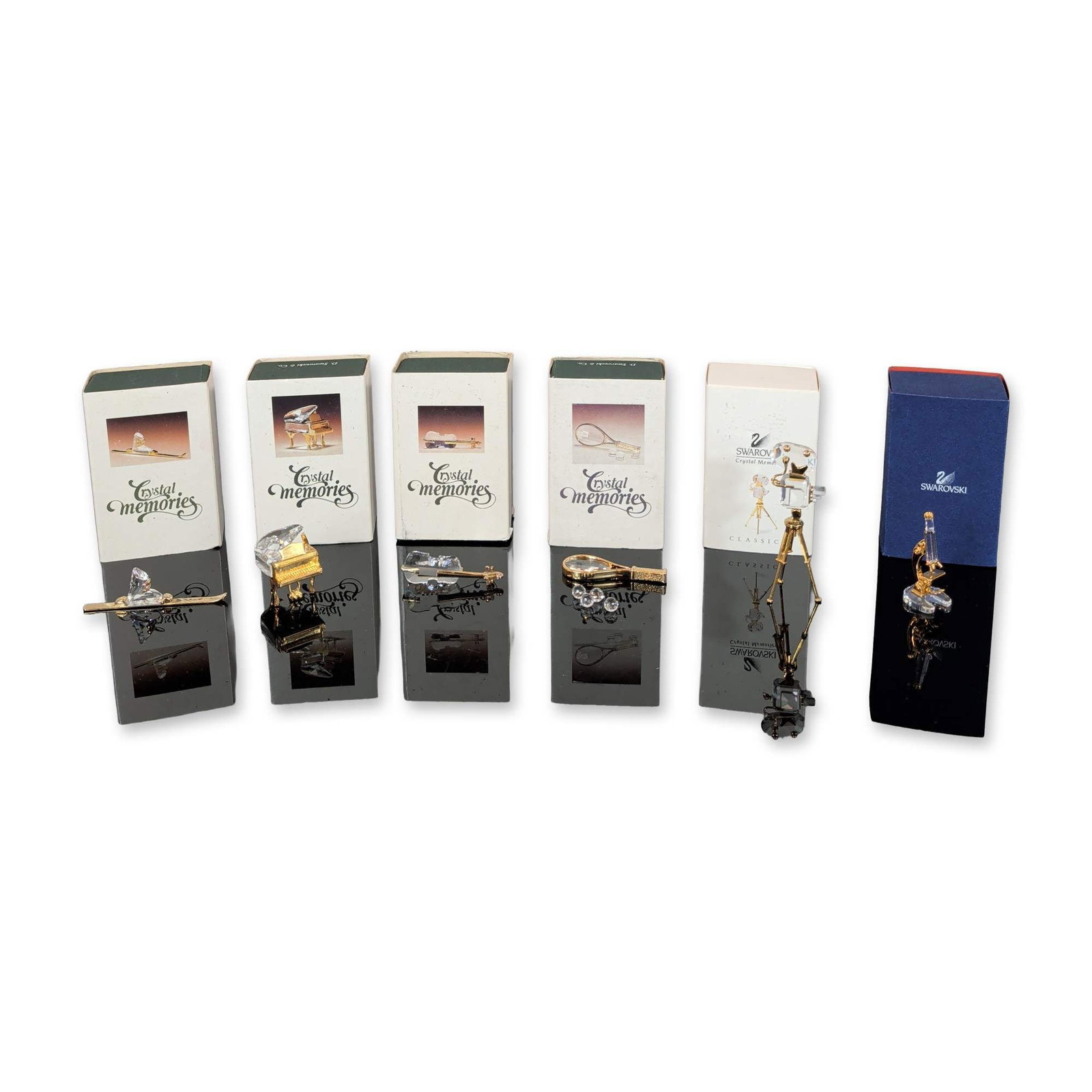 6pc Swarovski Crystal Memories Figurines (1 of 5)