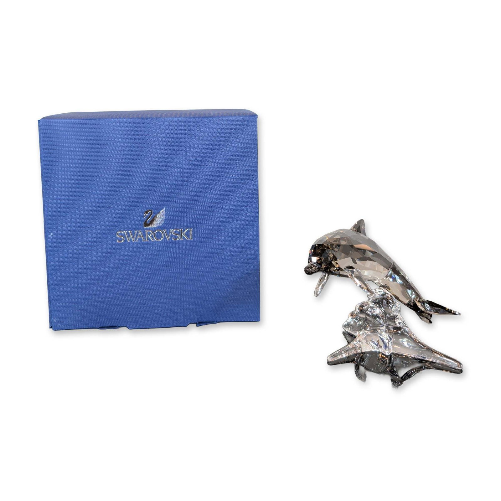 Swarovski Crystal Dolphin Mother Figurine (1 of 5)