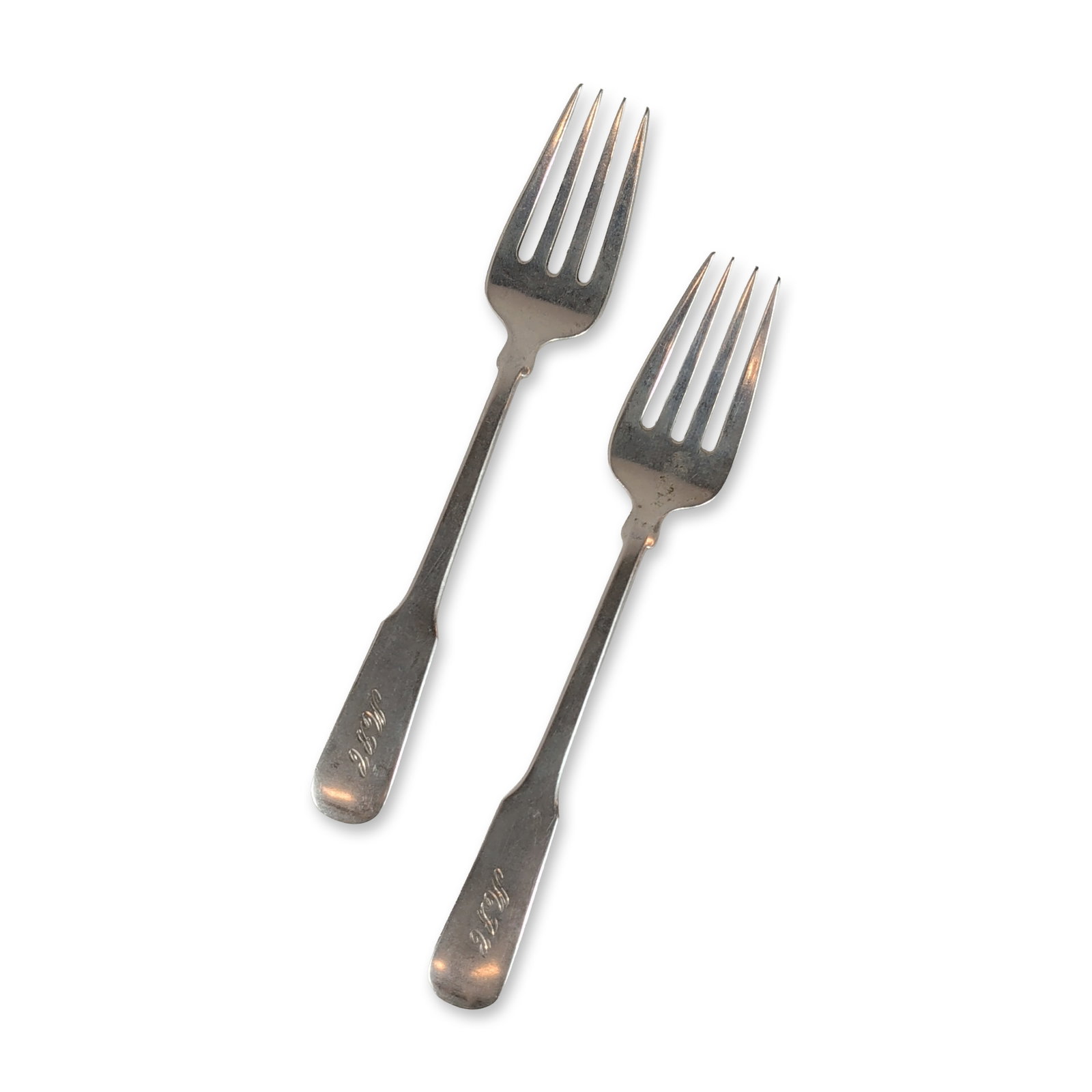 Pair of Sterling Silver Salad Forks (1 of 4)