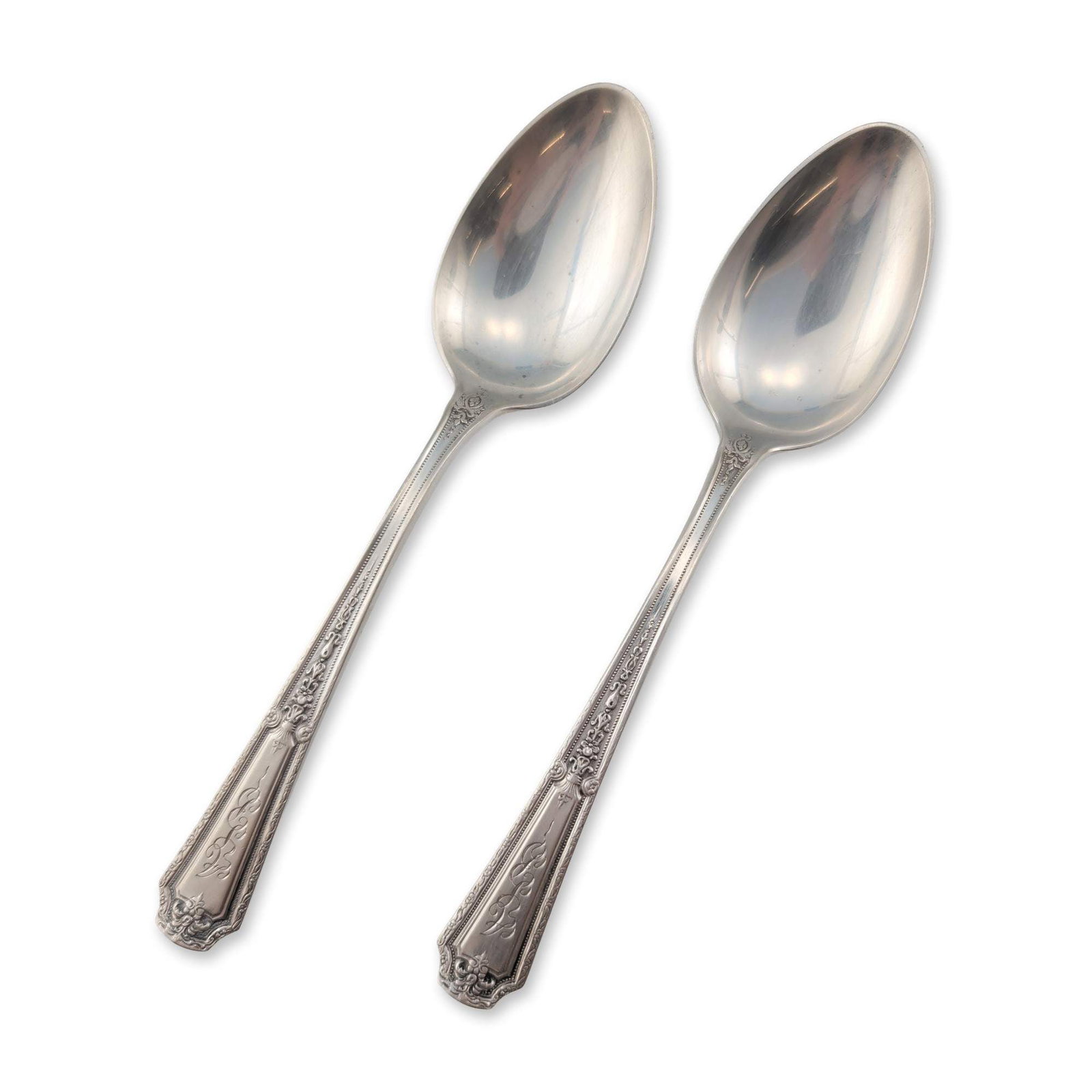 Pair of Towle Sterling Silver Louis XIV Tablespoons (1 of 4)