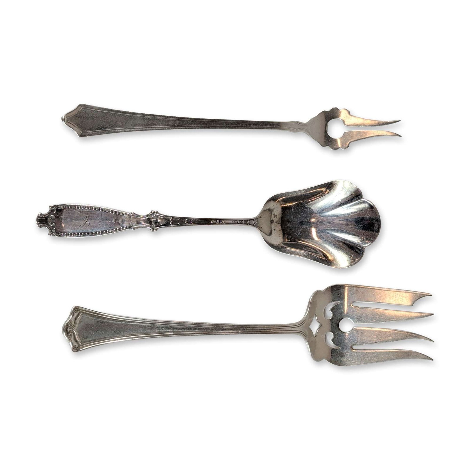 Trio of Sterling Silver Serving Pieces (1 of 6)