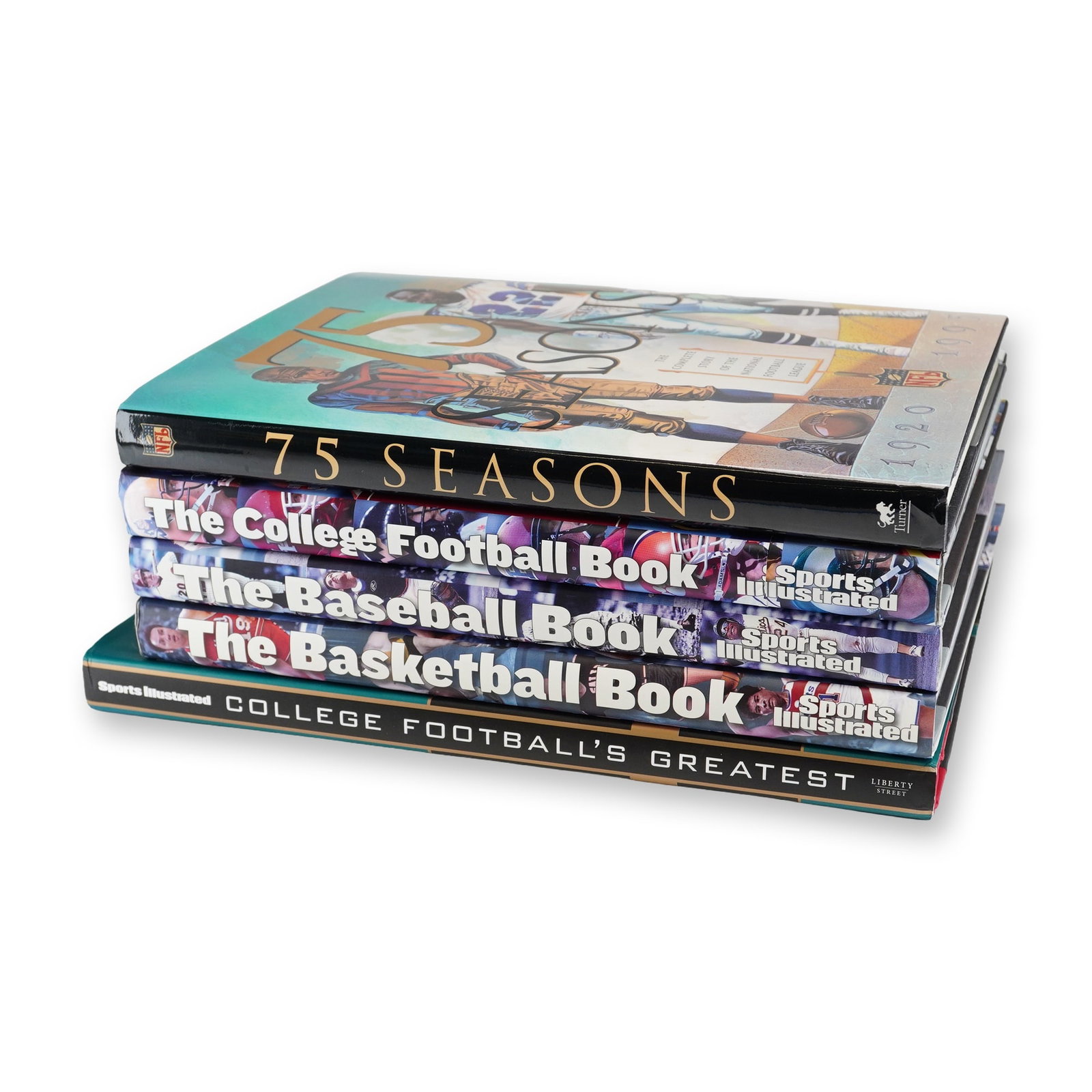 Five Sports Illustrated and NFL Hardcover Books (1 of 4)