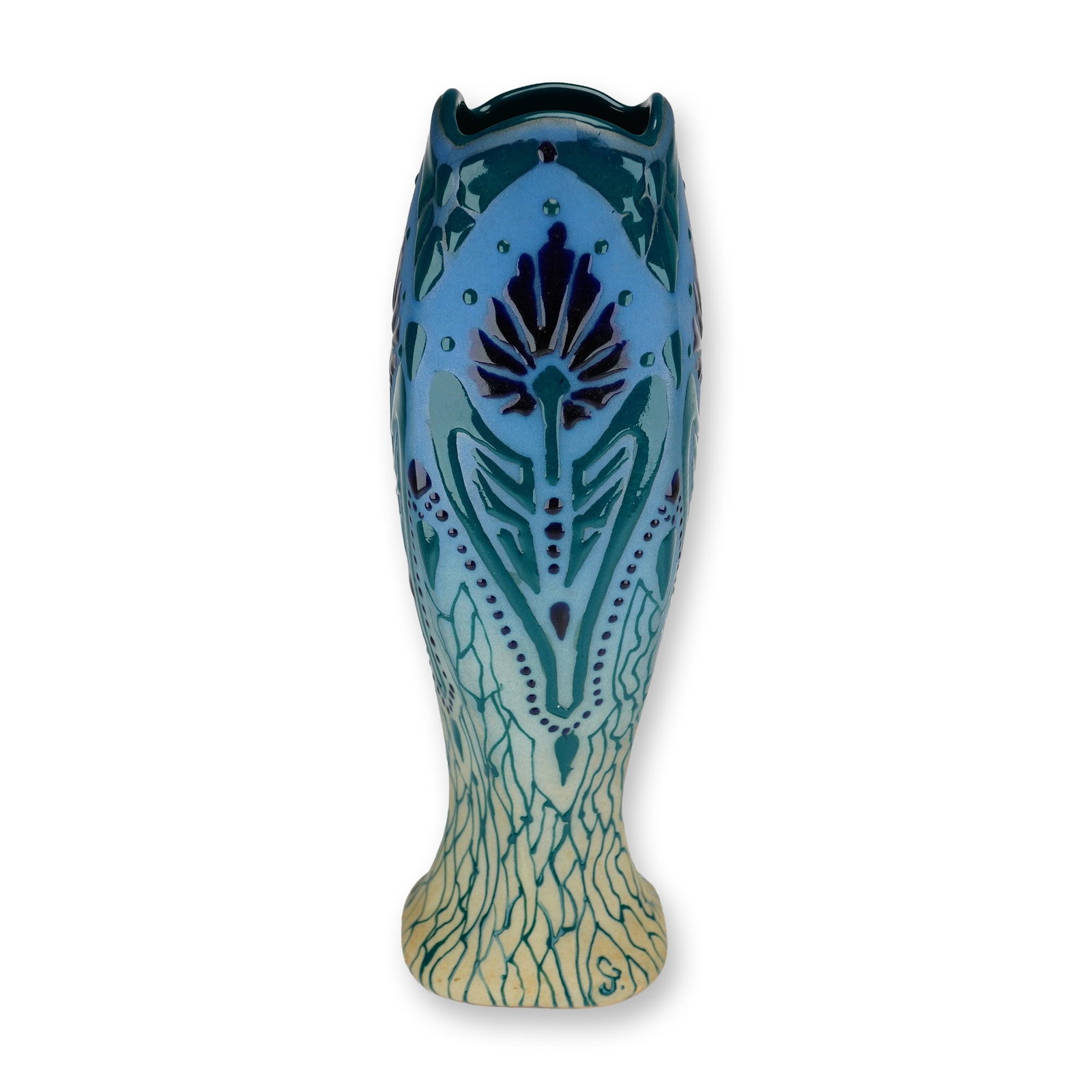Roseville Rozane Fudji Pottery Vase Designed by Gazo Foudji (1 of 3)