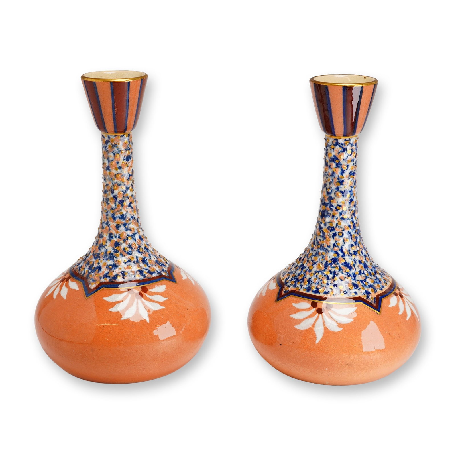2pc Wedgwood Stoneware Vases, circa 1880 (1 of 4)