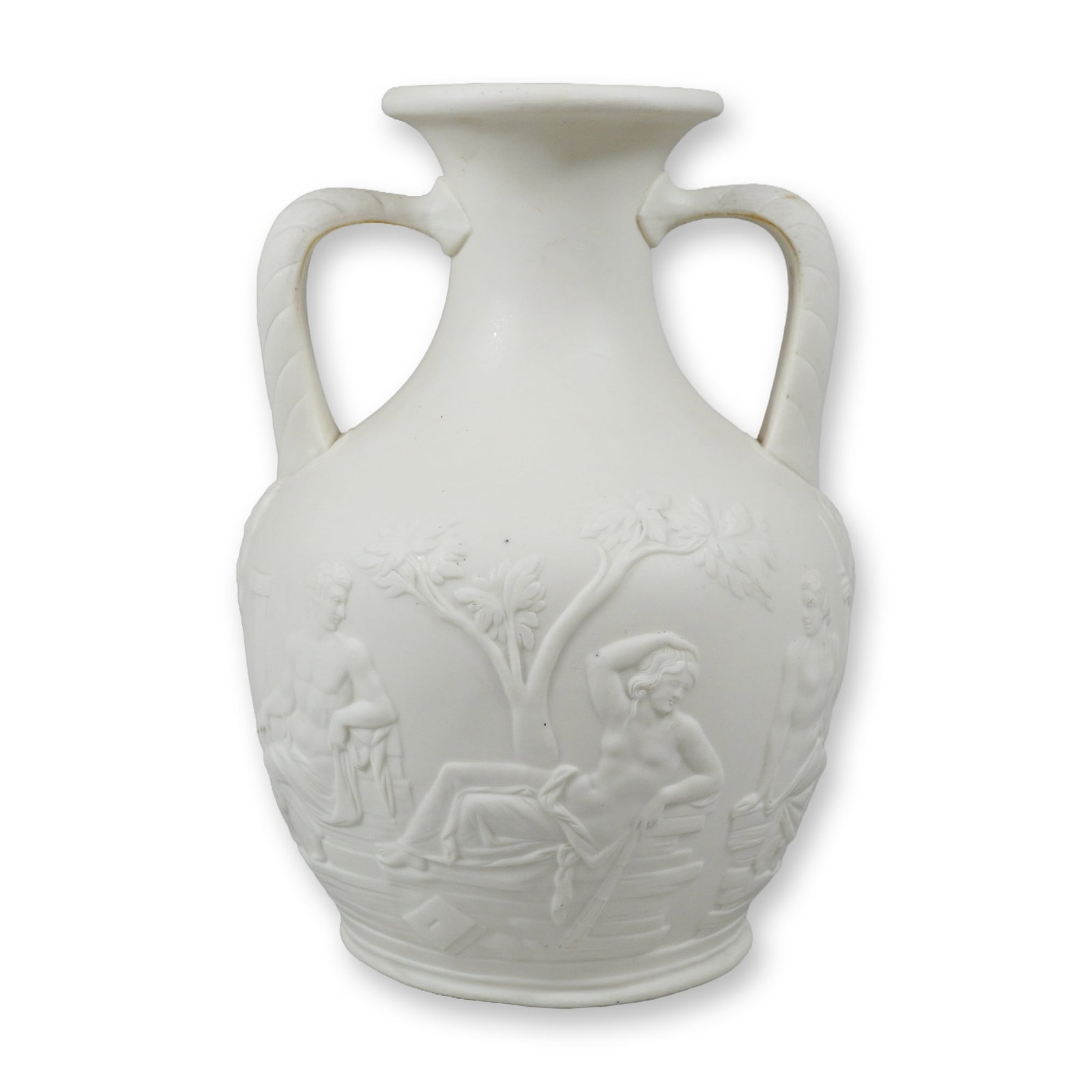 Parian Ware Portland Vase, circa 1880 (1 of 3)