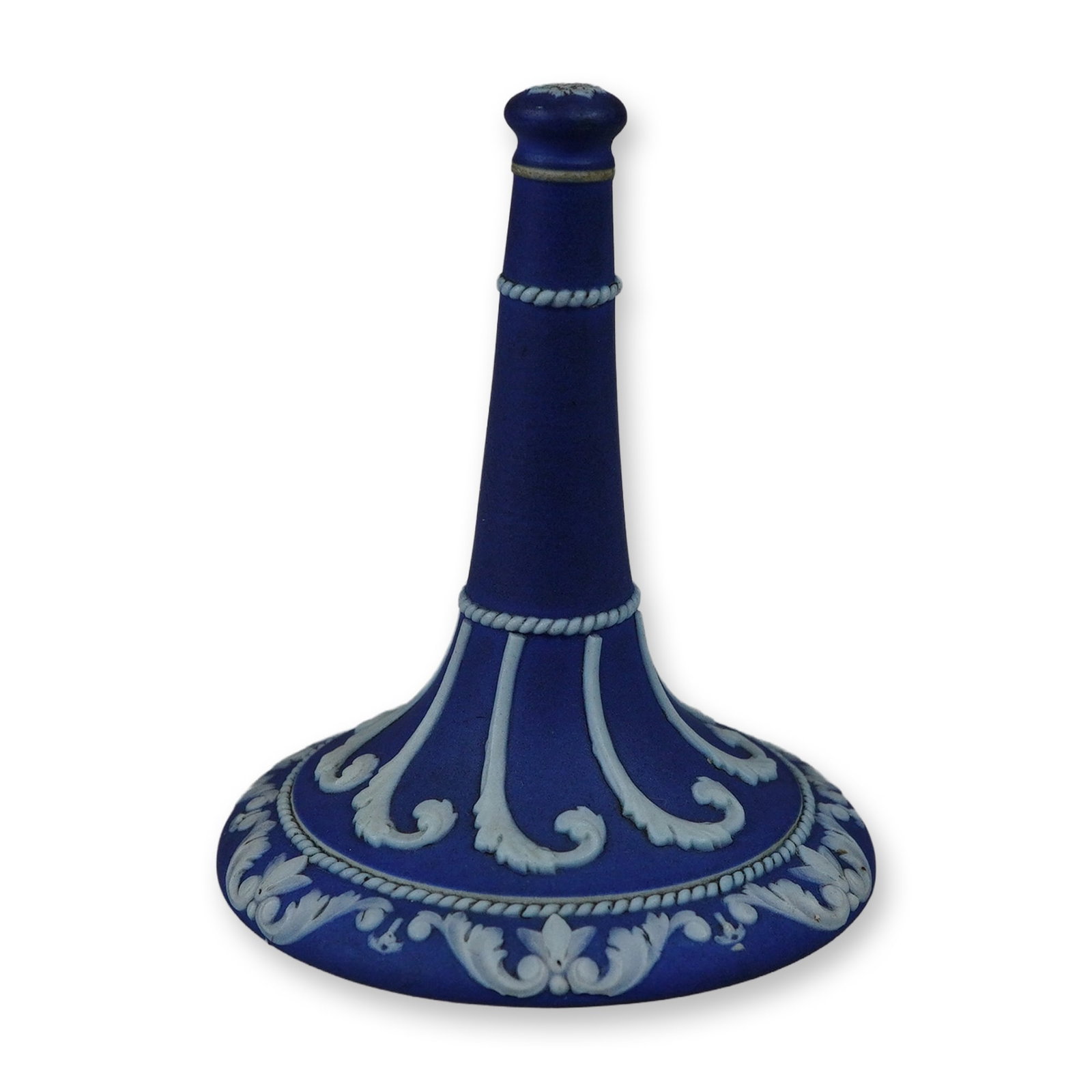 Wedgwood Solid Blue Jasperware Dip Ring Stand (1 of 3)