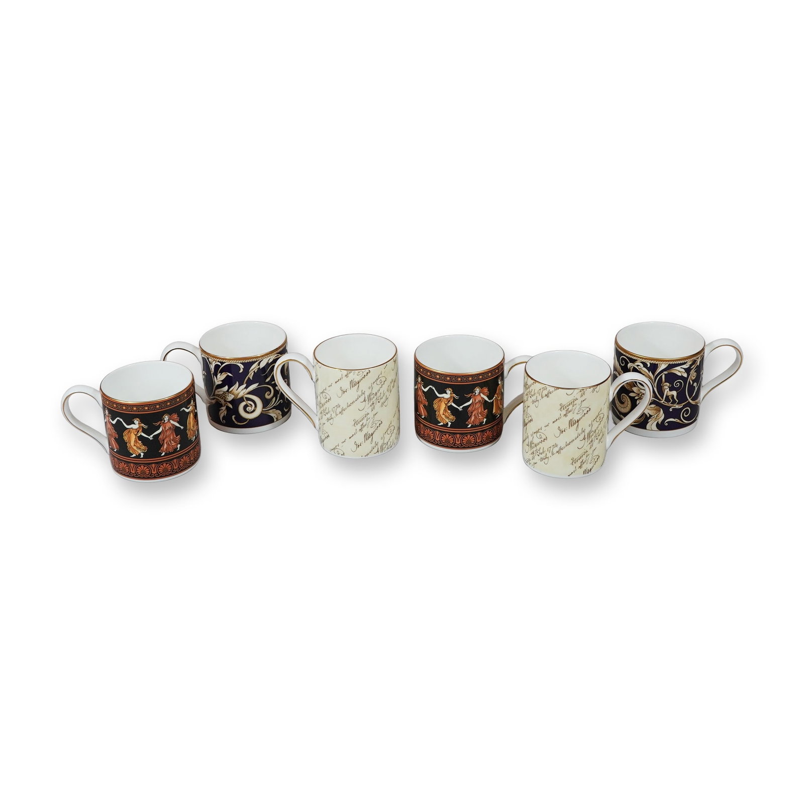 6pc Wedgwood Bone Bicentenary Celebration Bone China Mugs, Signed by Wedgwood (1 of 3)