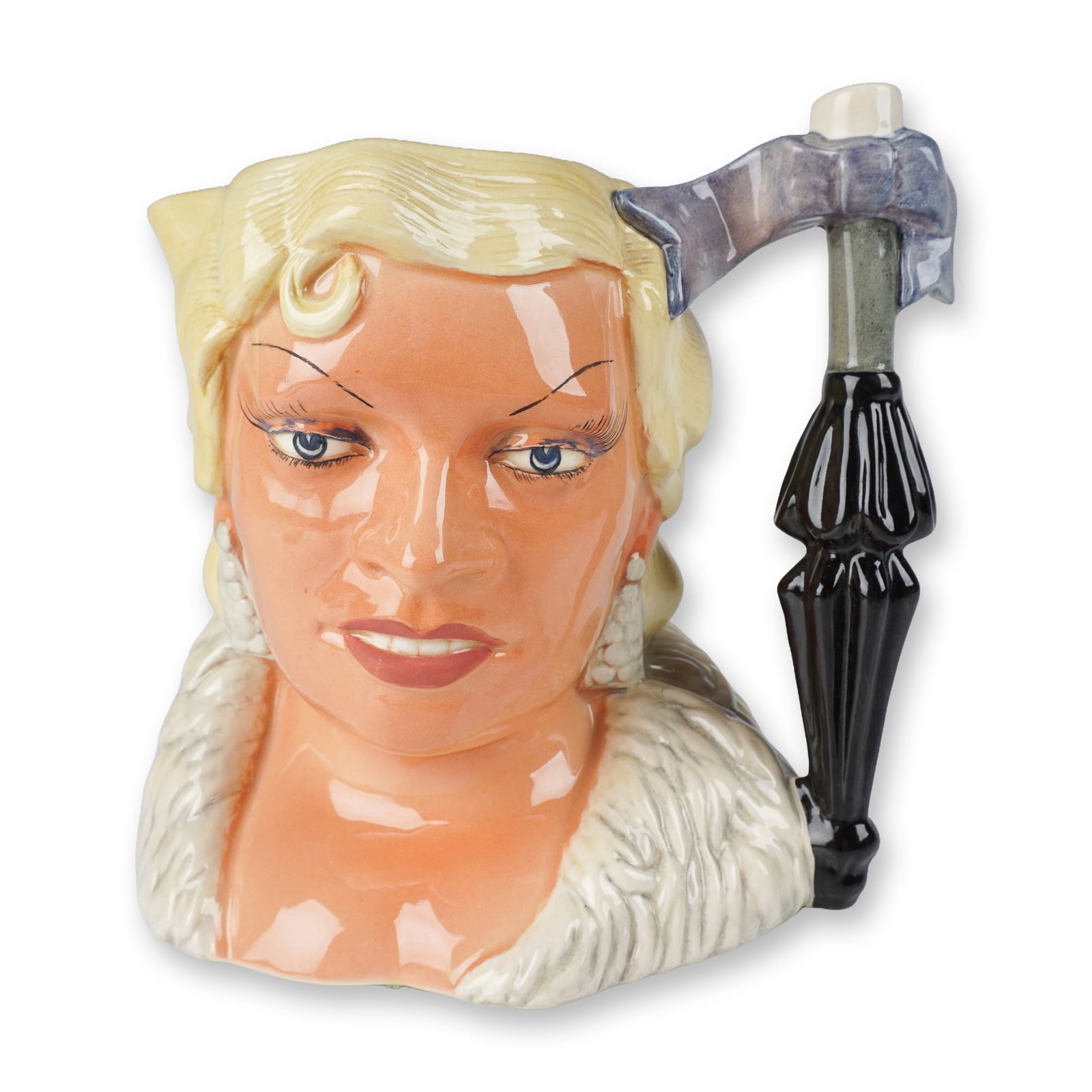 Royal Doulton Prototype Large Character Jug, Mae West (1 of 5)
