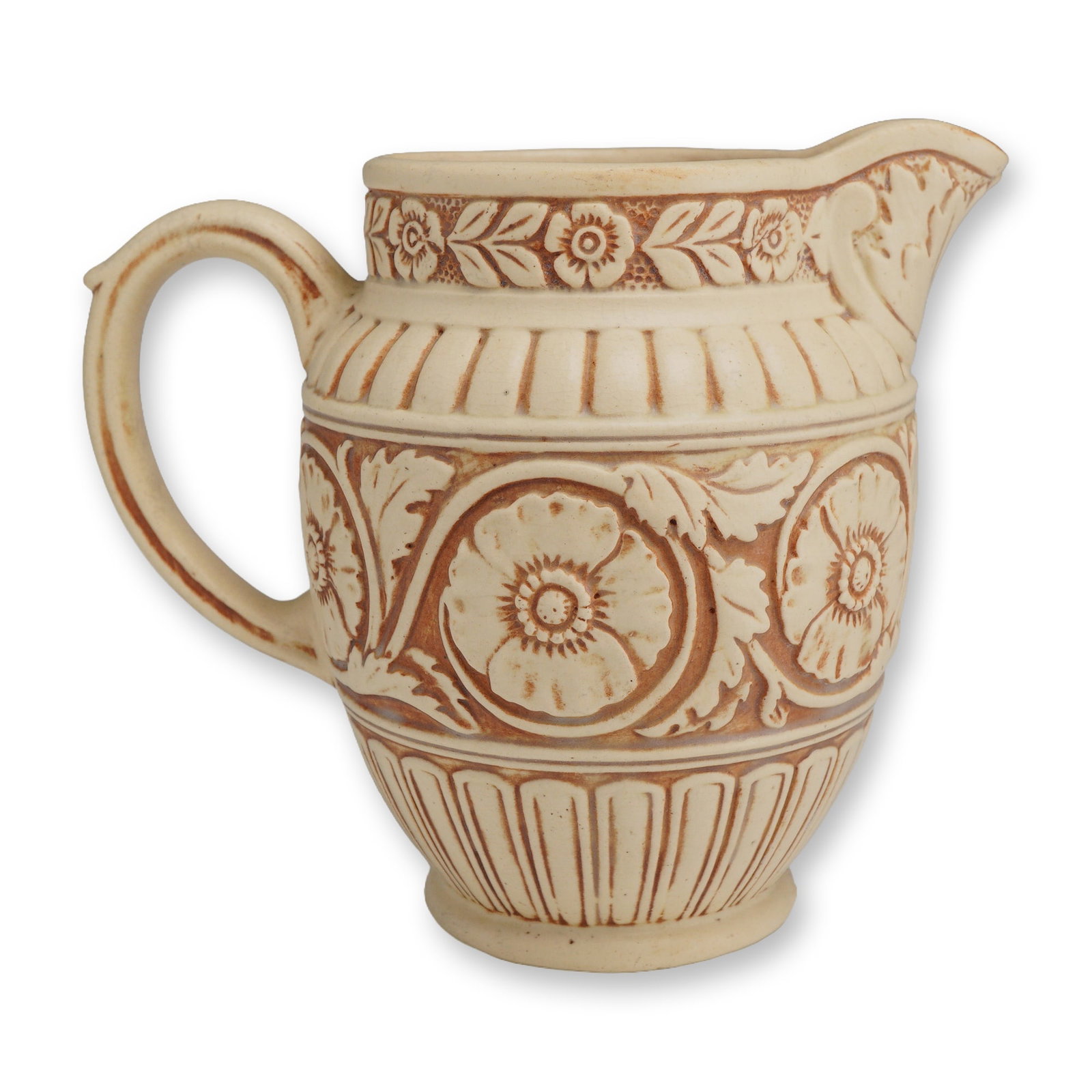 Weller Pottery Water Pitcher, Zona Floral (1 of 4)