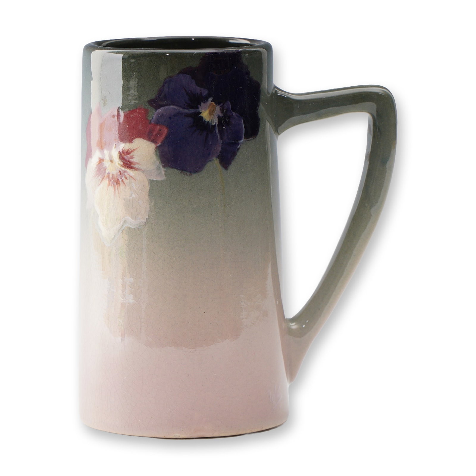 Weller Pottery Eocean Floral Mug (1 of 3)