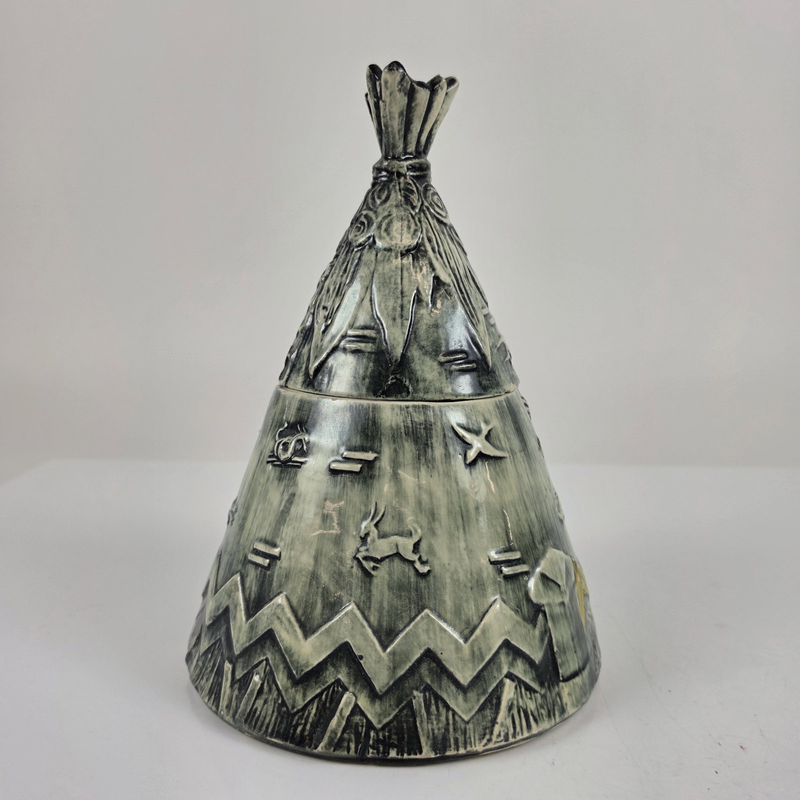 McCoy Ceramic Teepee Cookie Jar - 2