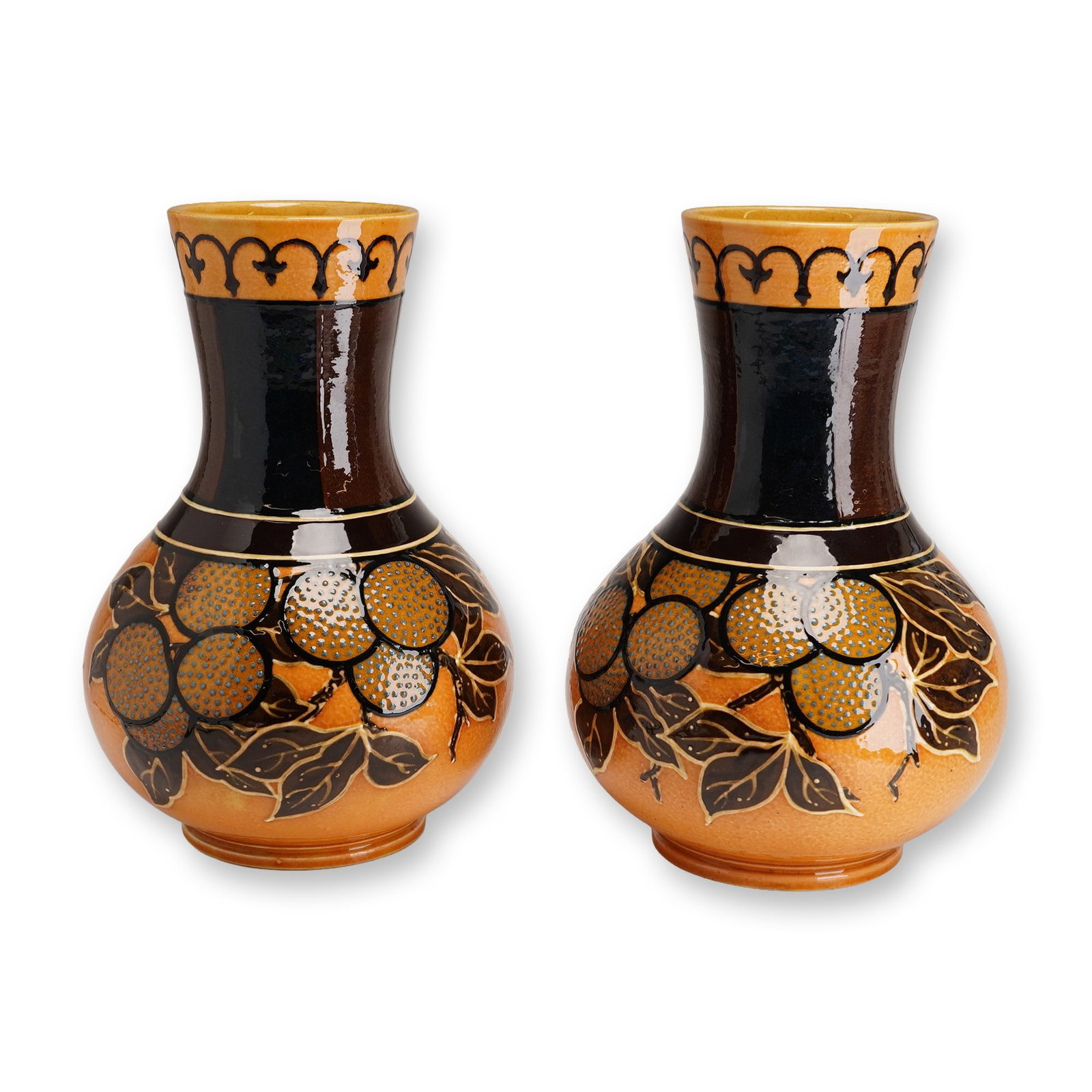 2pc Wedgwood Marsden Ware Stoneware Vases (1 of 4)