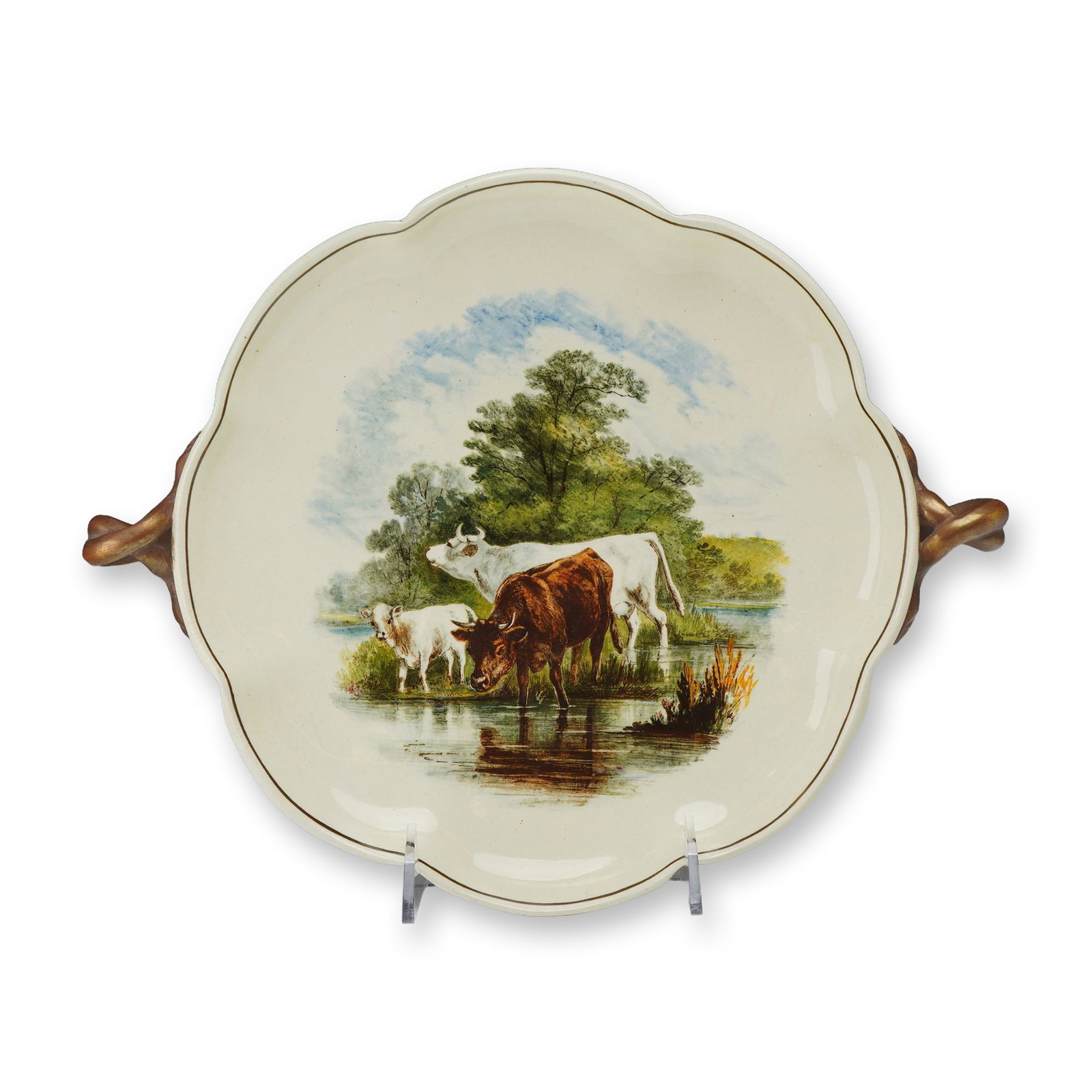 Wedgwood A Cooling Drink Pattern Pedestal Serving Tray (1 of 3)