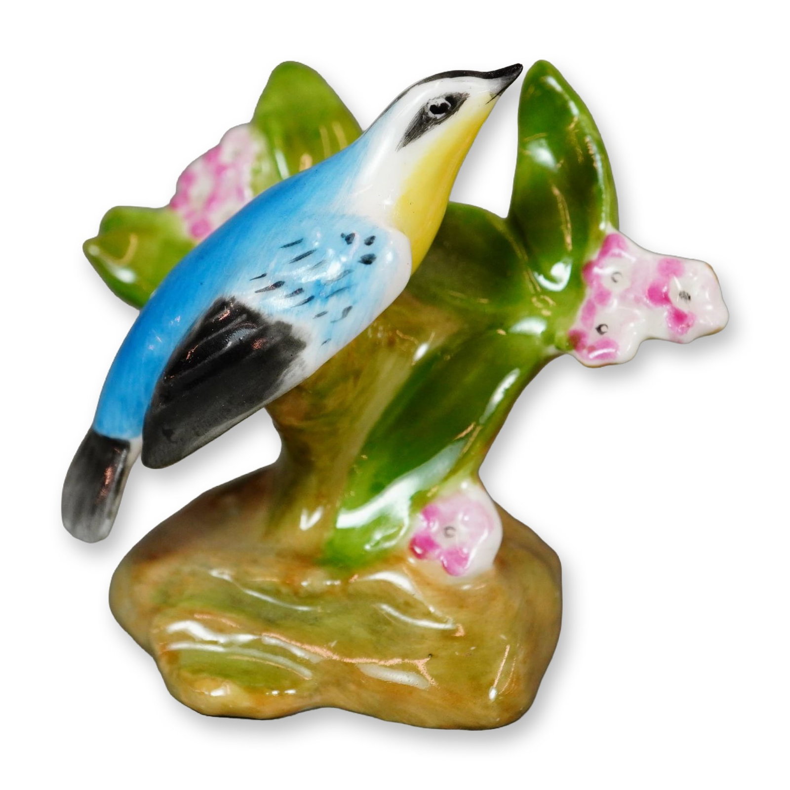 Royal Doulton Bone China Bird Figurine, Yellow-Throated Warbler K27 (1 of 3)