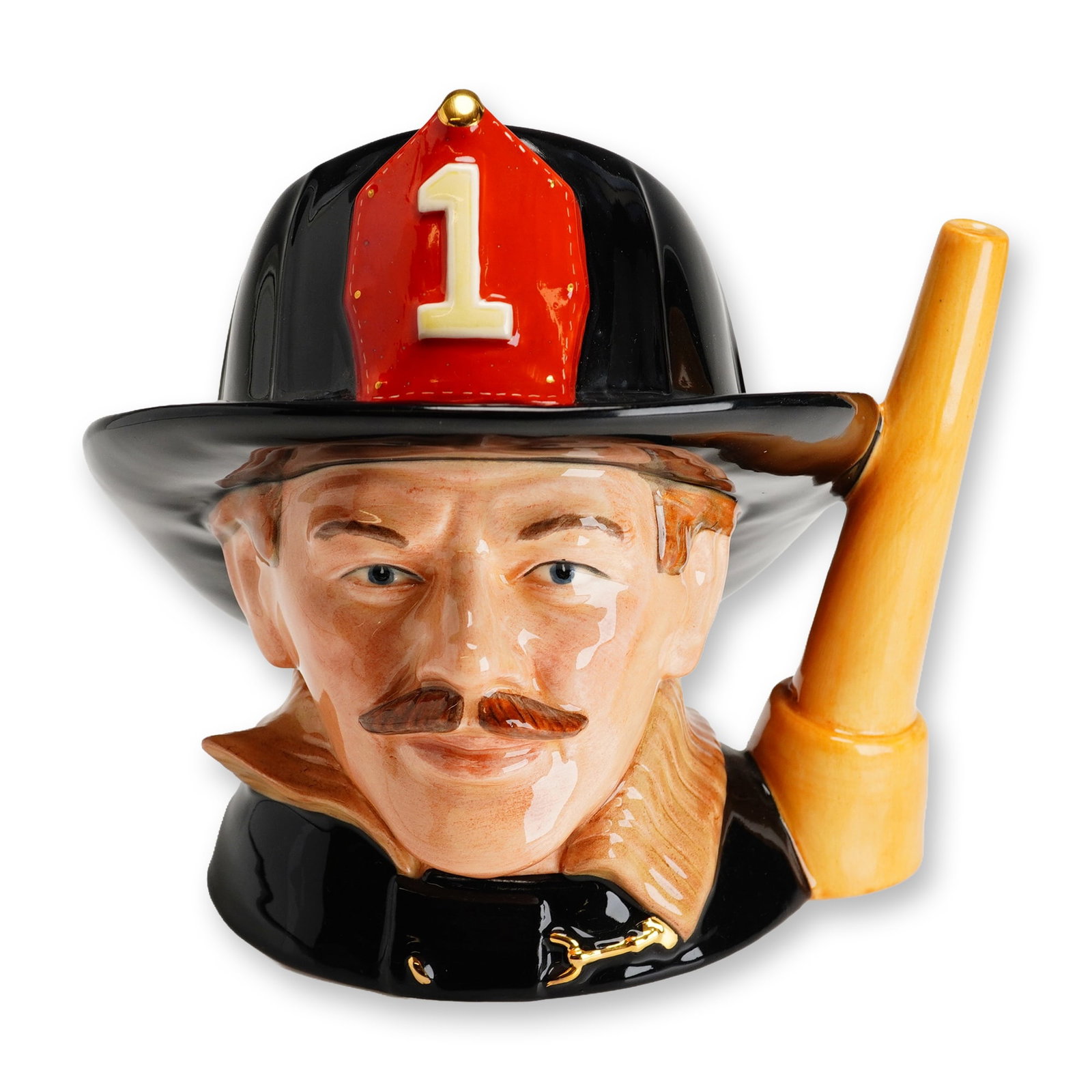 Royal Doulton Large Character Jug, The Fireman D6697 (1 of 3)