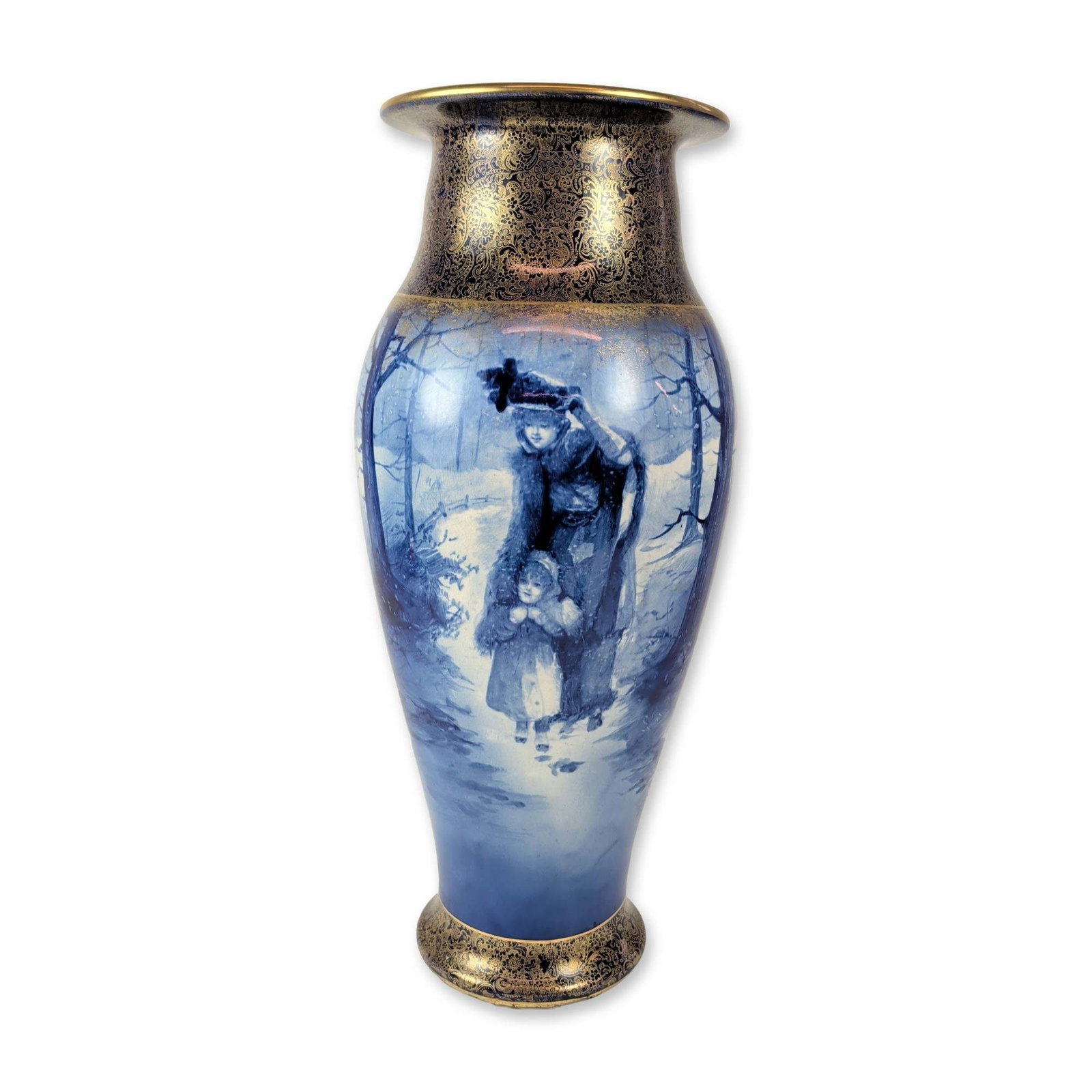 Royal Doulton Blue Children Large Vase (1 of 7)