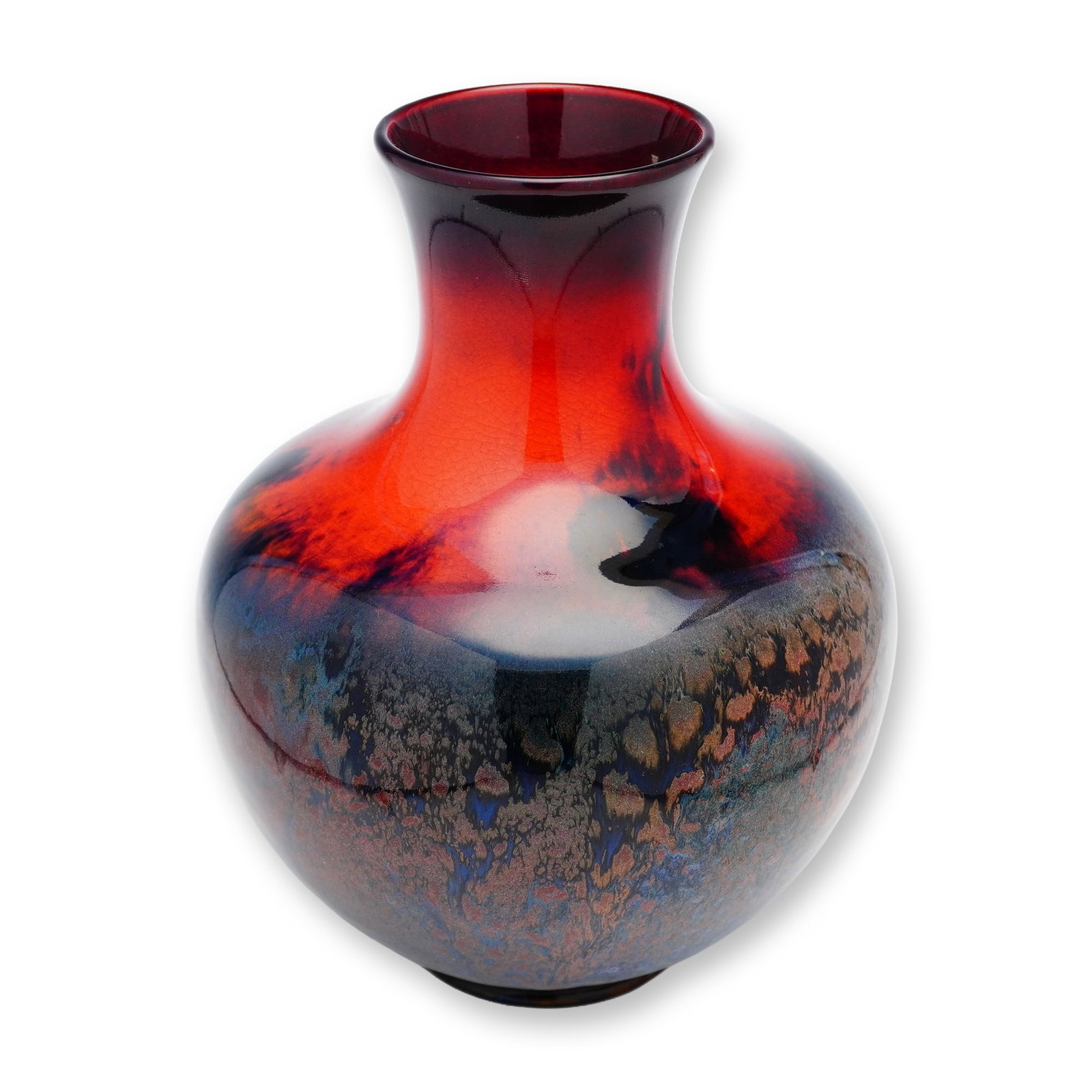 Royal Doulton Sung Flambe by Charles Noke and Fred Allen Vase (1 of 3)