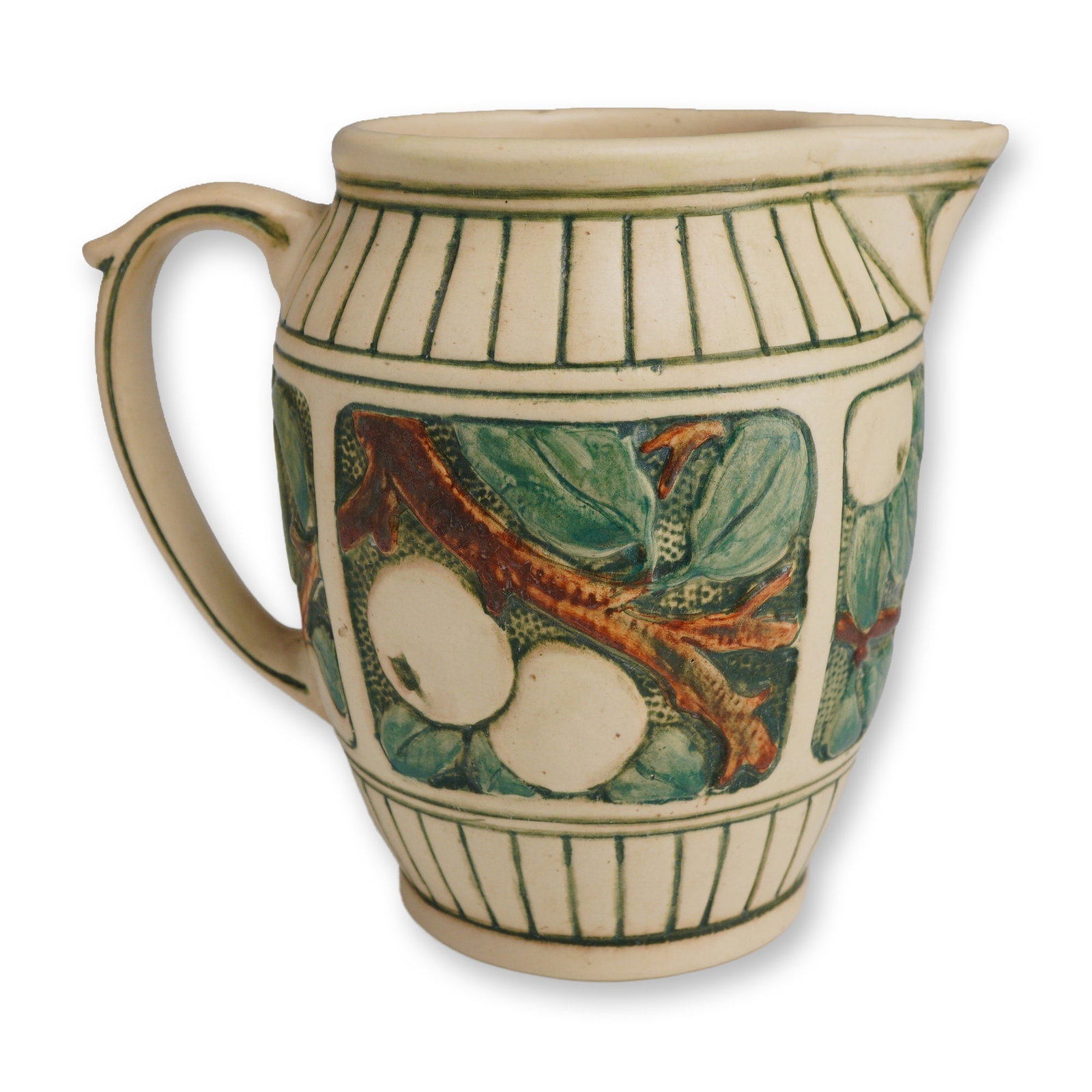 Weller Pottery Harvest Apple Pitcher, Zona (1 of 4)