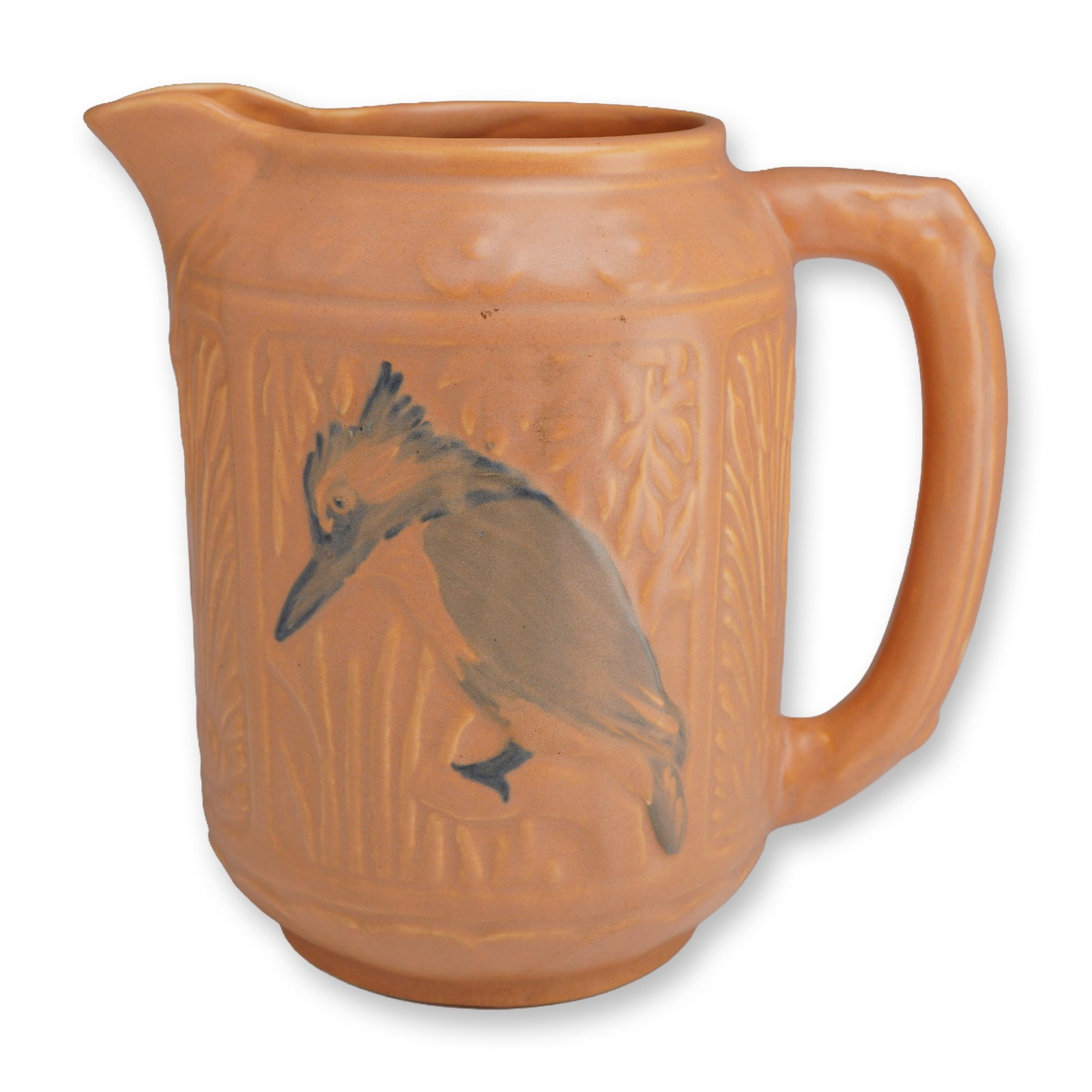 Weller Pottery Kingfisher Pitcher, Zona (1 of 3)