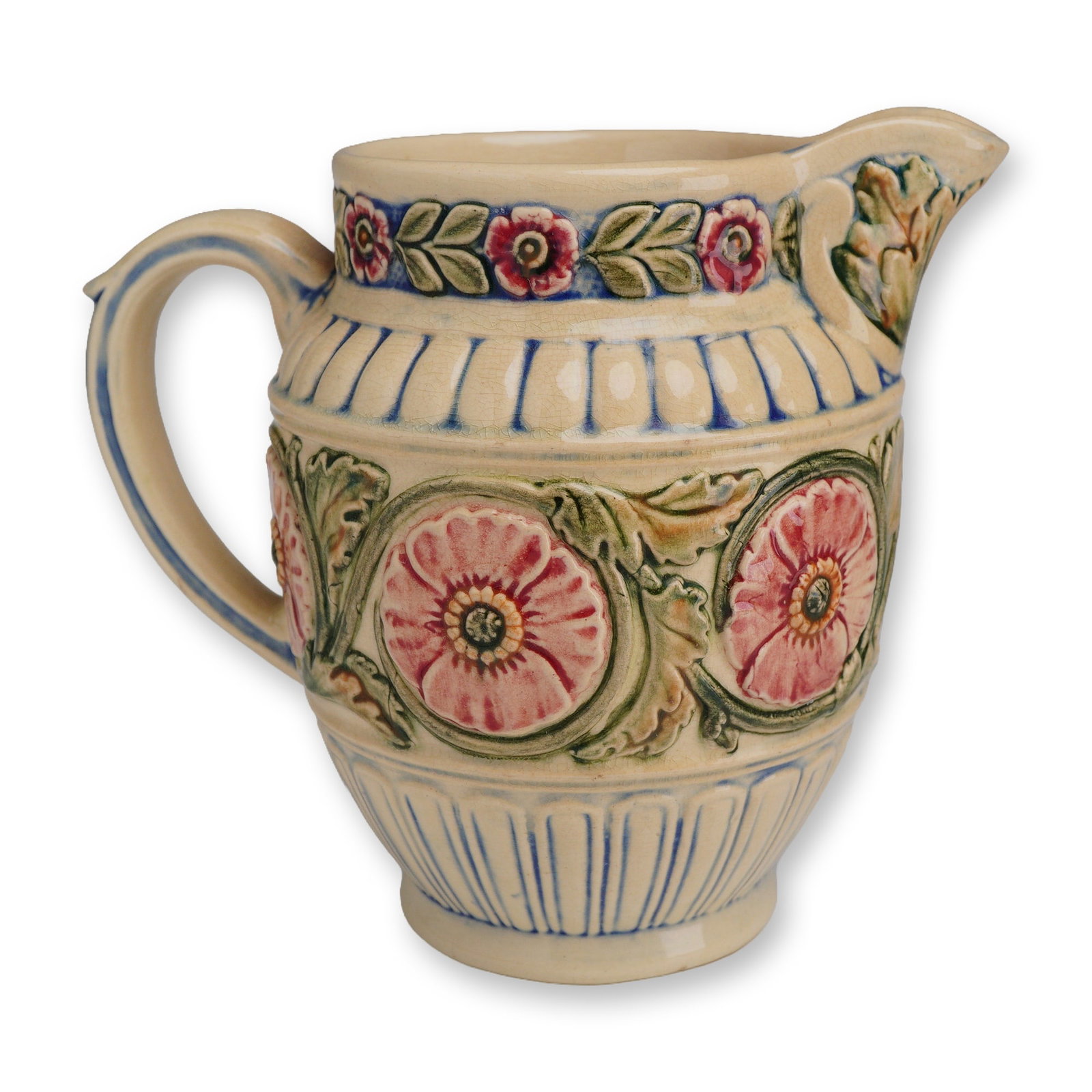 Weller Pottery Water Pitcher, Zona Floral (1 of 4)