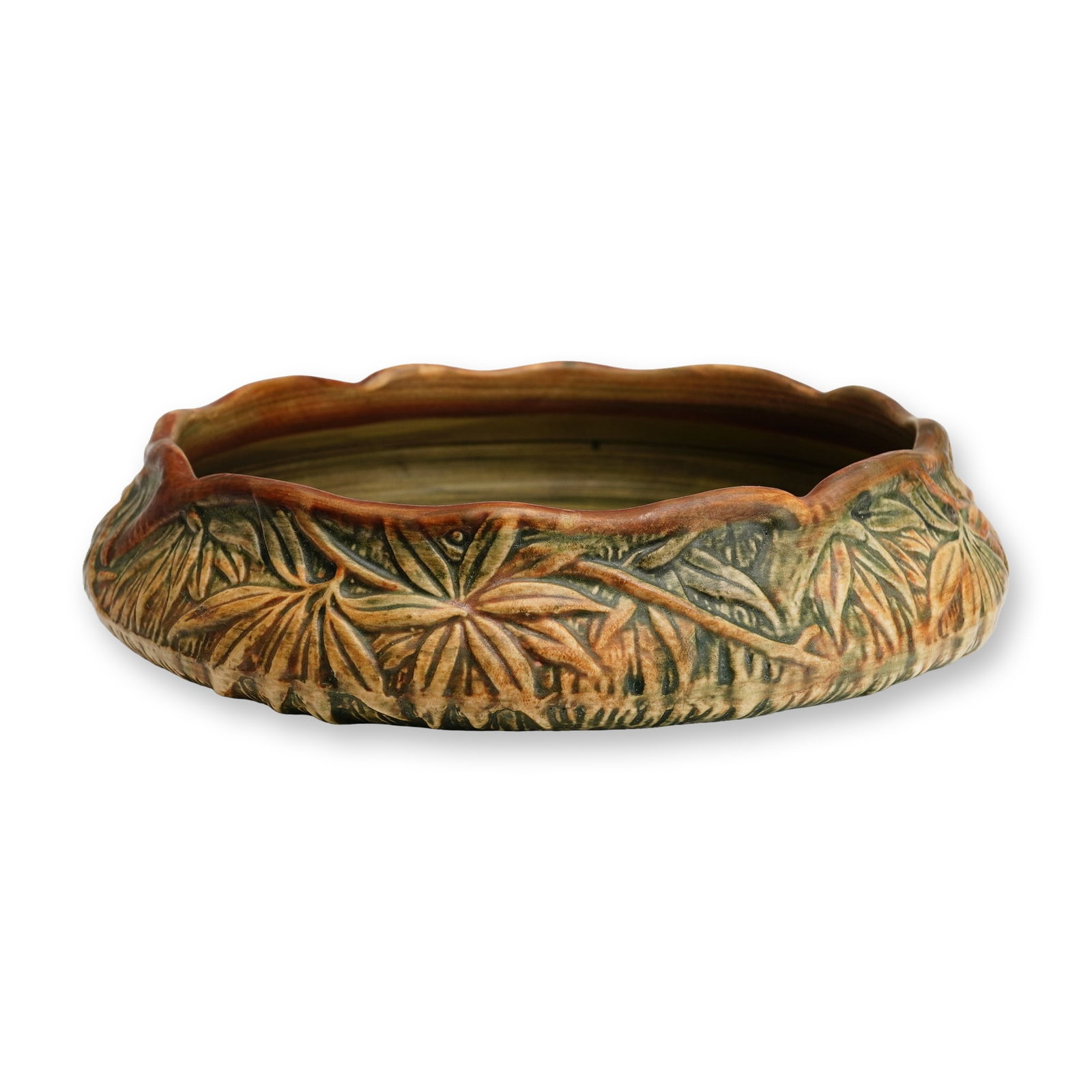 Weller Pottery Console Bowl, Marvo (1 of 4)