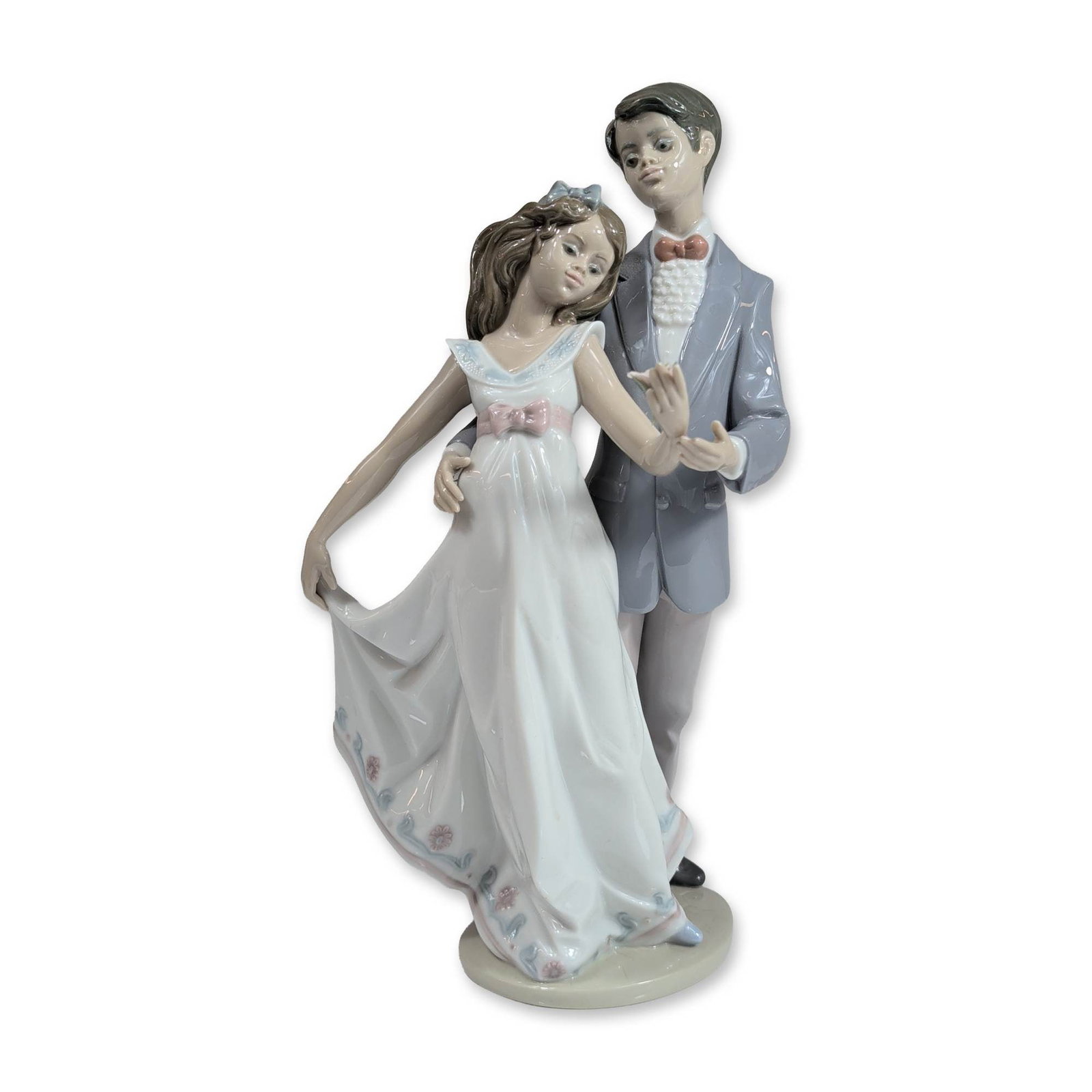 2pc Lladro Porcelain Ten Years and Forever Figurine 7642. (1 of 5)
