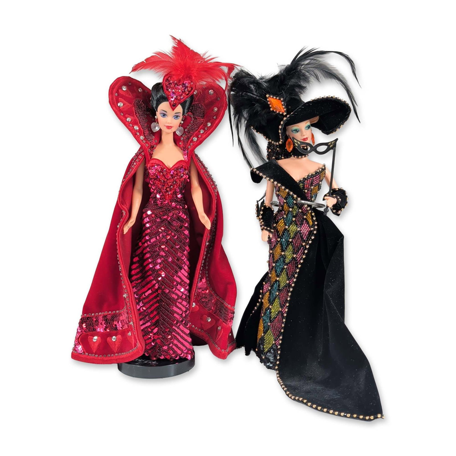 2pc Bob Mackie Designer Collection Barbies (1 of 5)