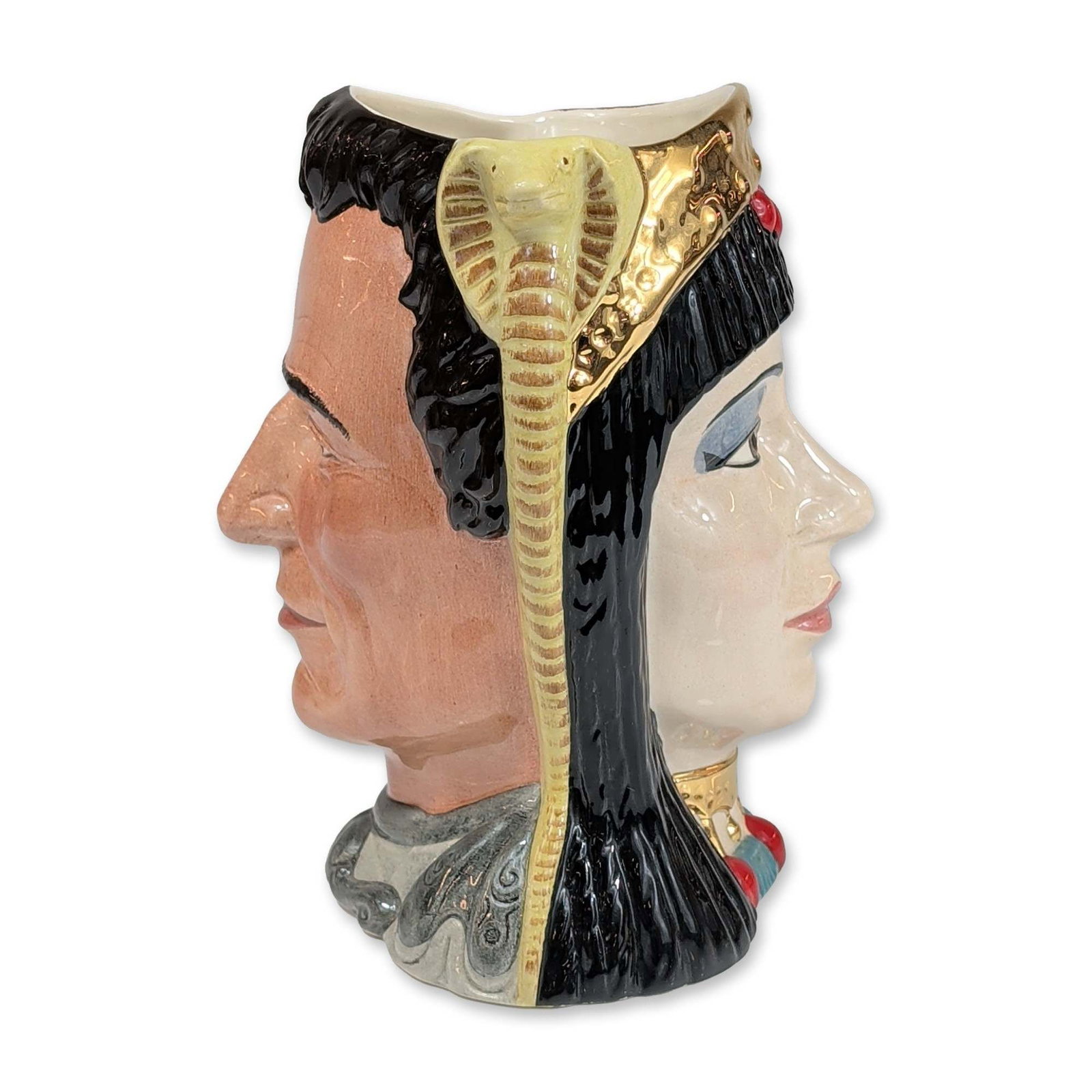 Royal Doulton Double-Face Character Jug, Antony and Cleopatra D6728 (1 of 1)