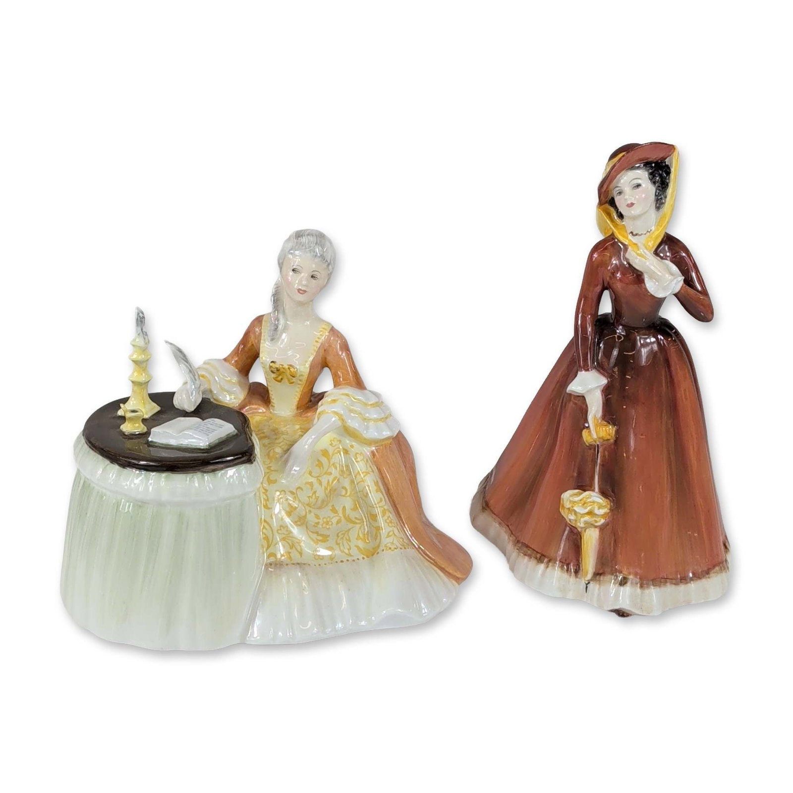 Two Royal Doulton Porcelain Lady Figurines (1 of 3)