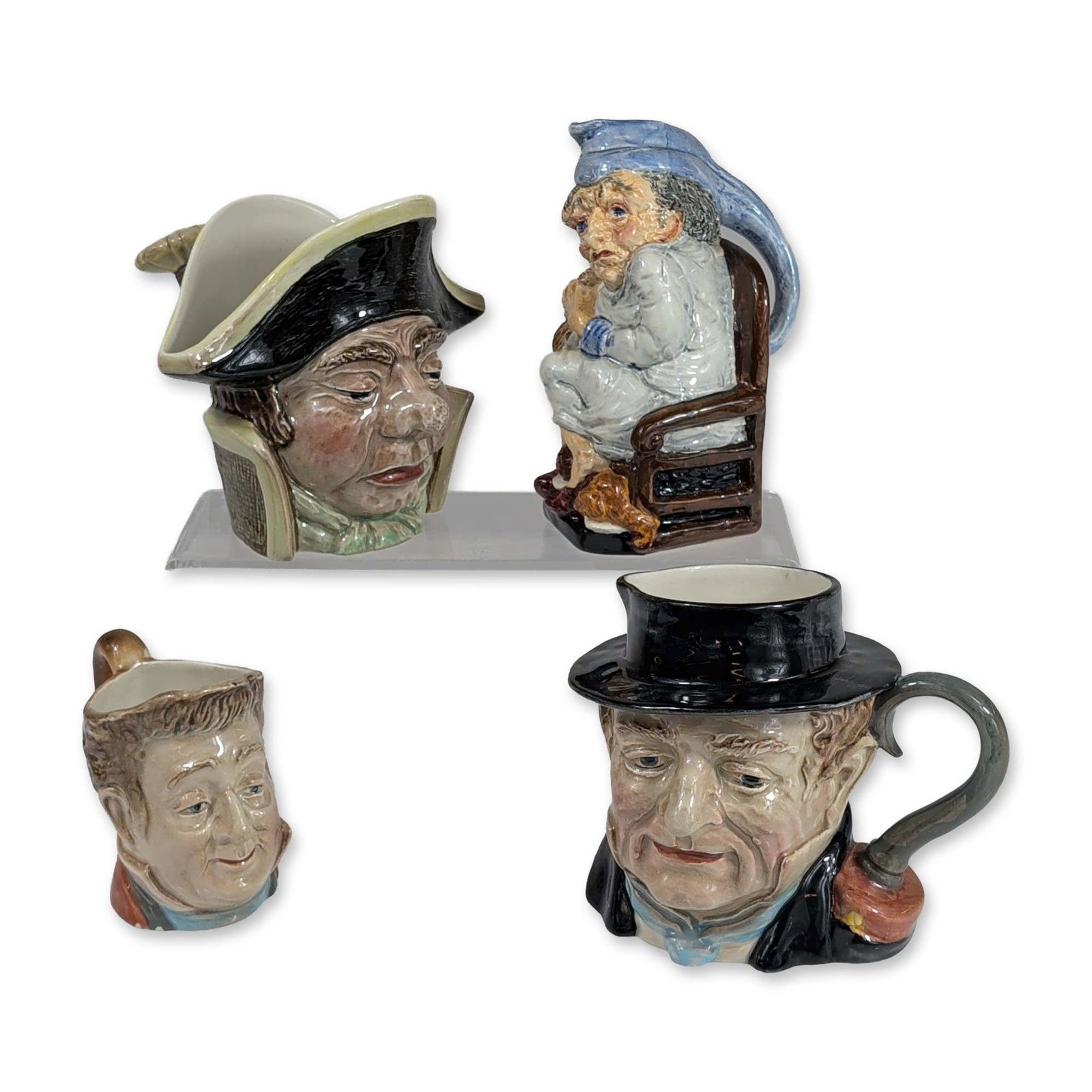 4pc Beswick English Ceramic Character Jug Collection (1 of 1)