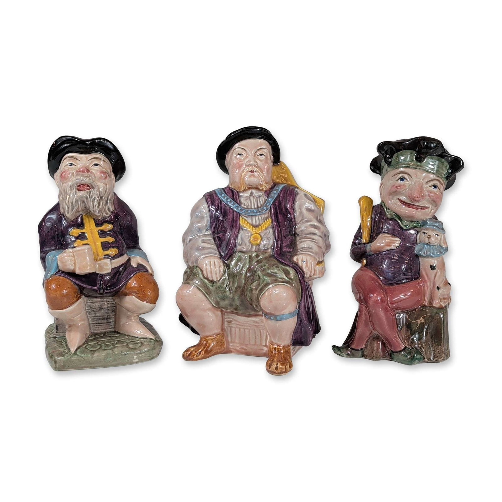 3pc Melba Ware English Toby Jugs (1 of 1)