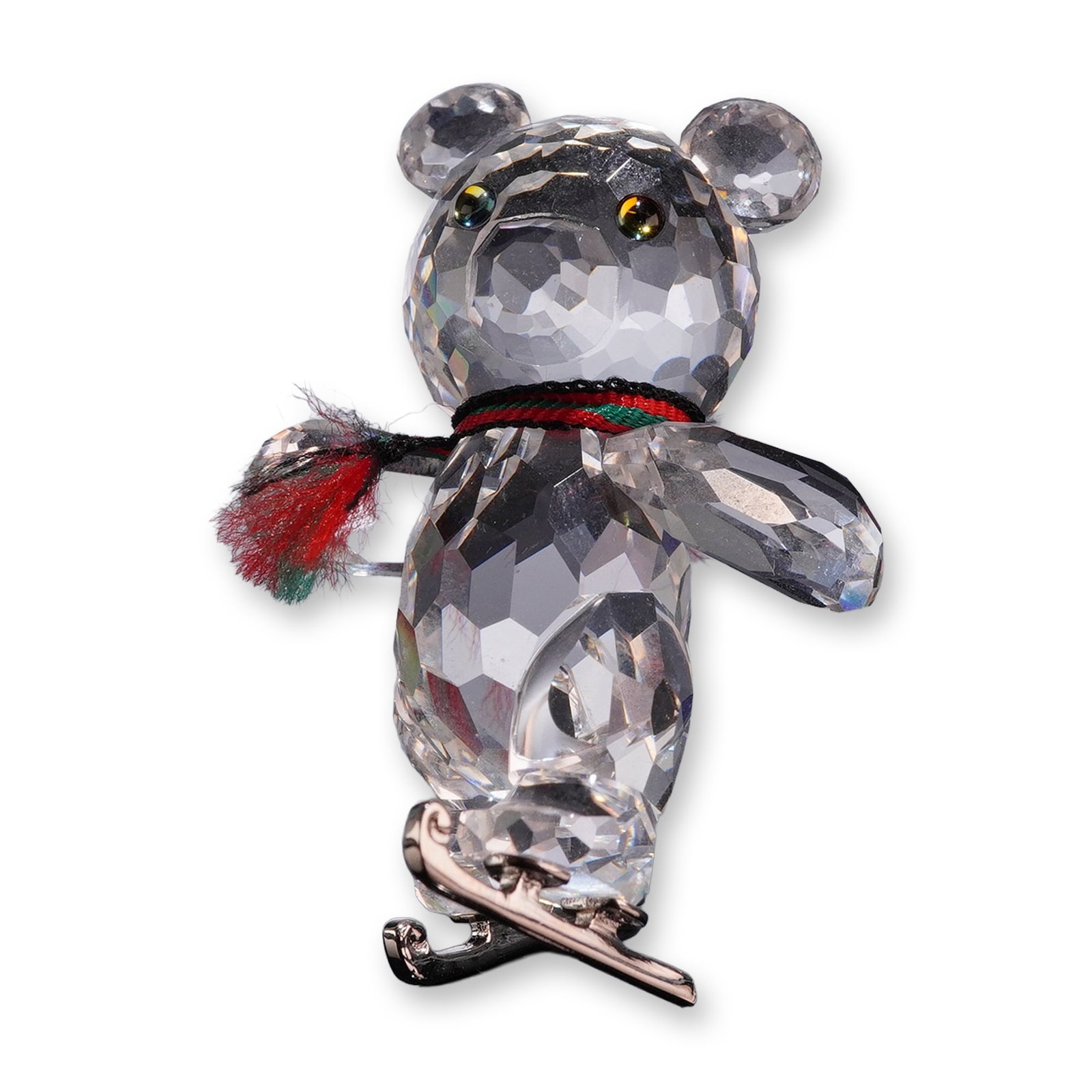 Swarovski Crystal Kris Bear on Skates Figurine (1 of 5)
